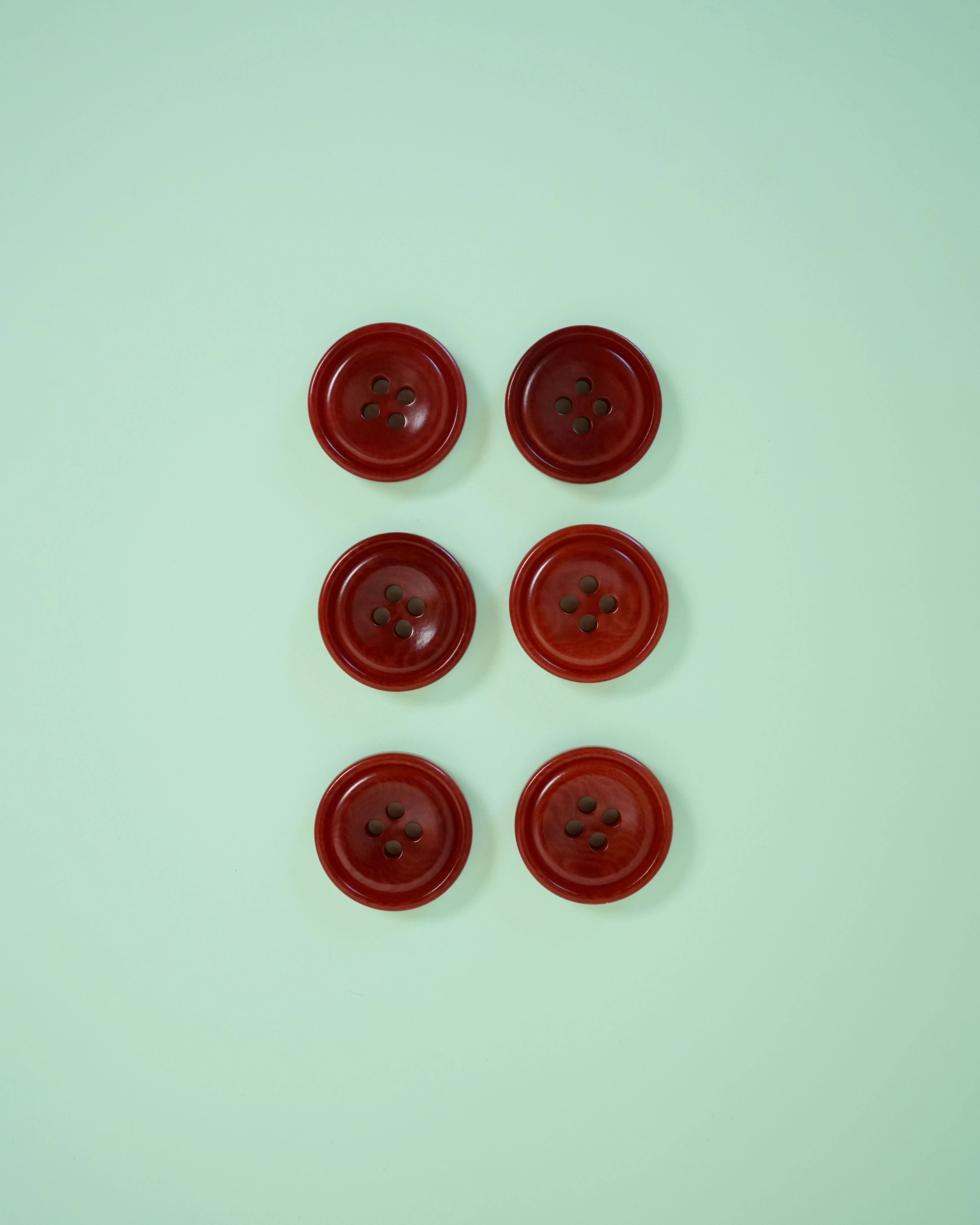 Amber 3/4" Corozo Nut Buttons