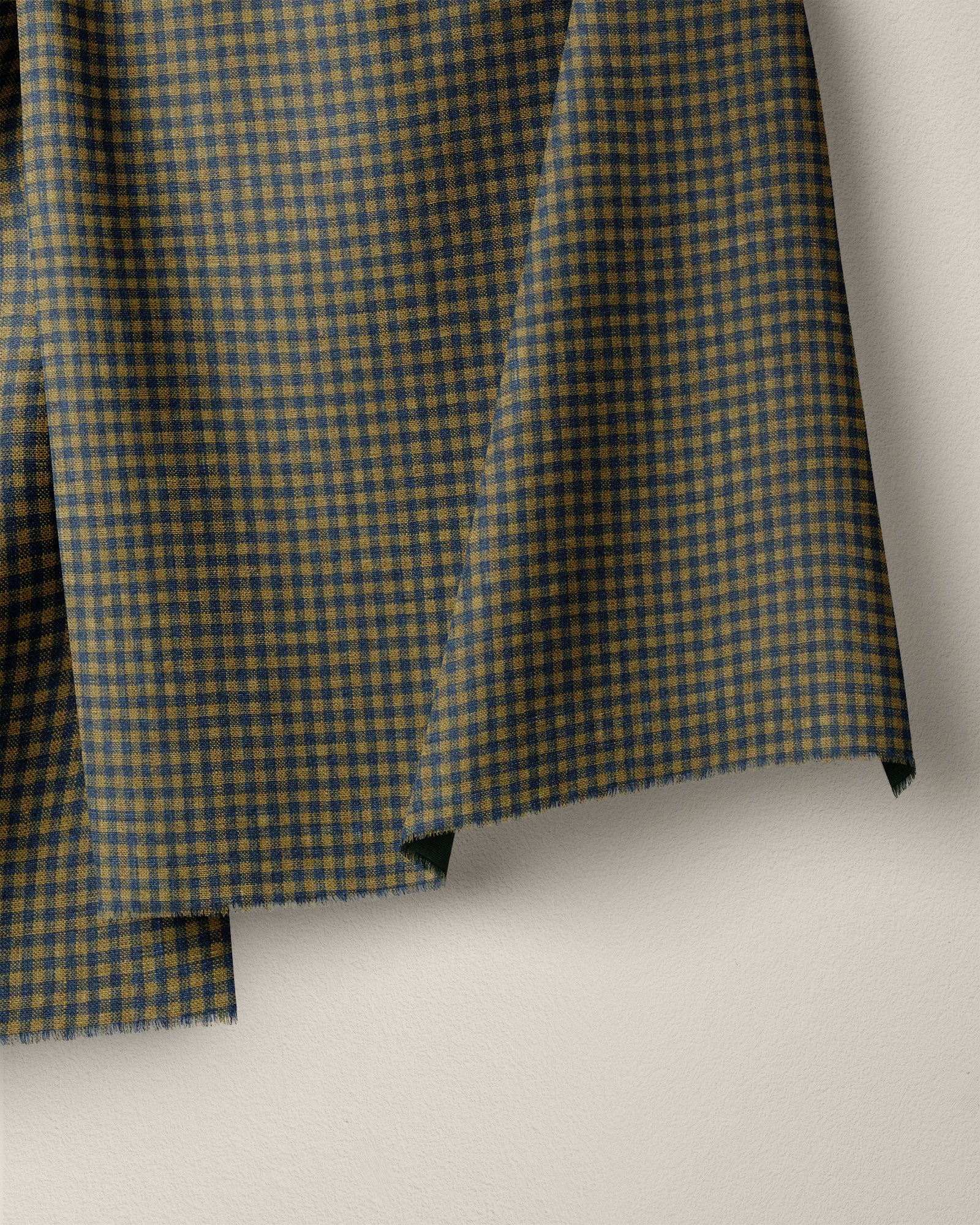 Blue Honey Micro Gingham Linen - Image 2