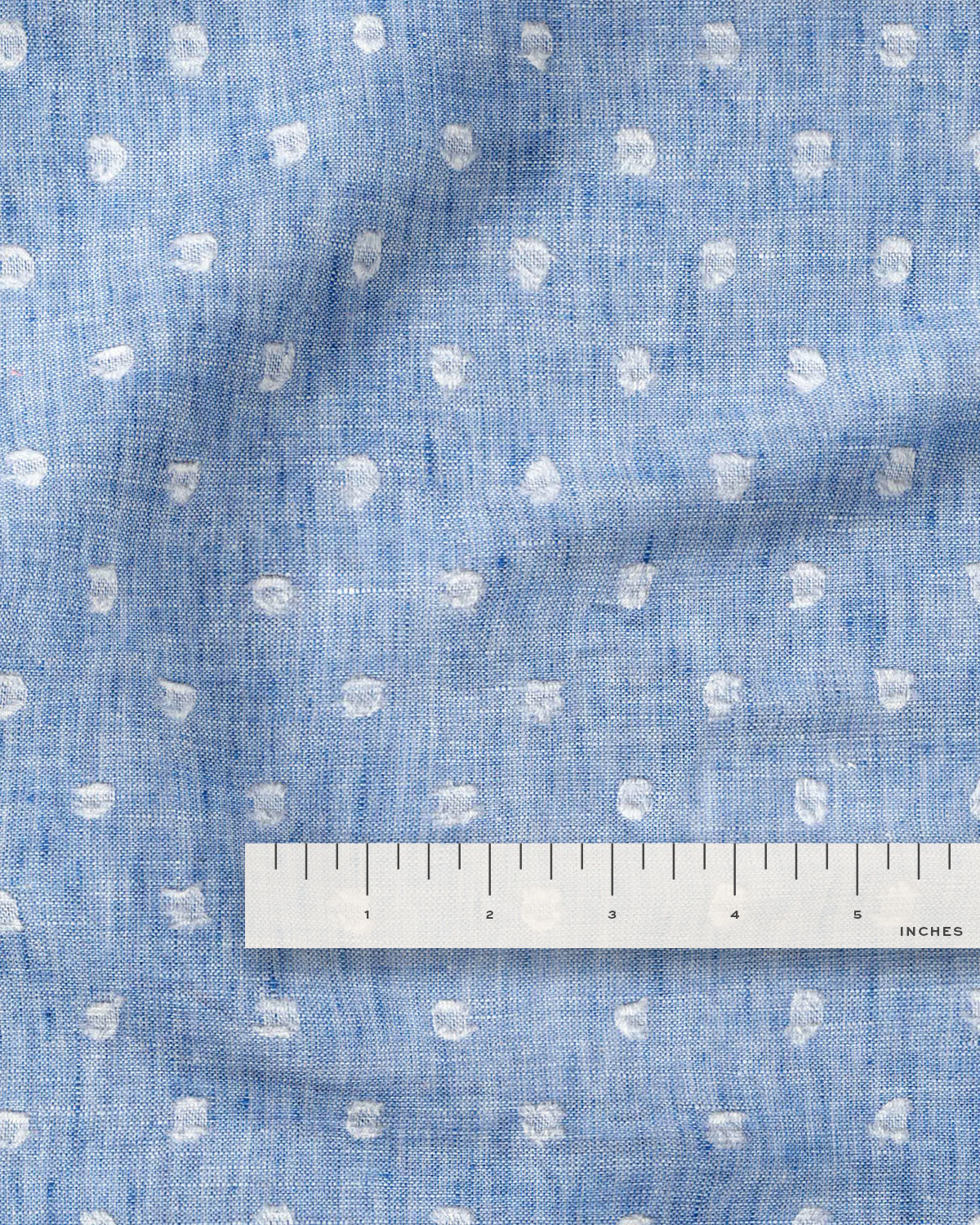 Chambray Jumbo Swiss Dot Linen - Image 3