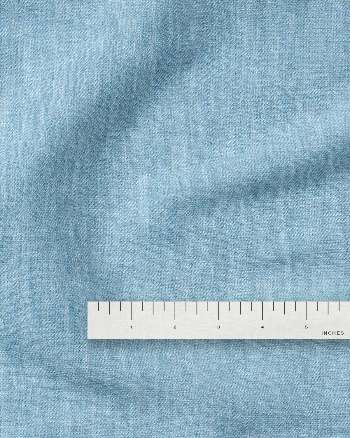 Chambray Sky Linen Denim Twill - Image 3
