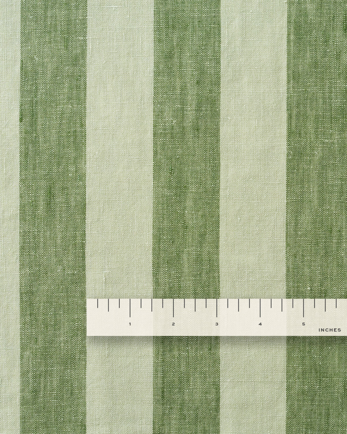 Chive Club Stripe Washed Linen - Image 3