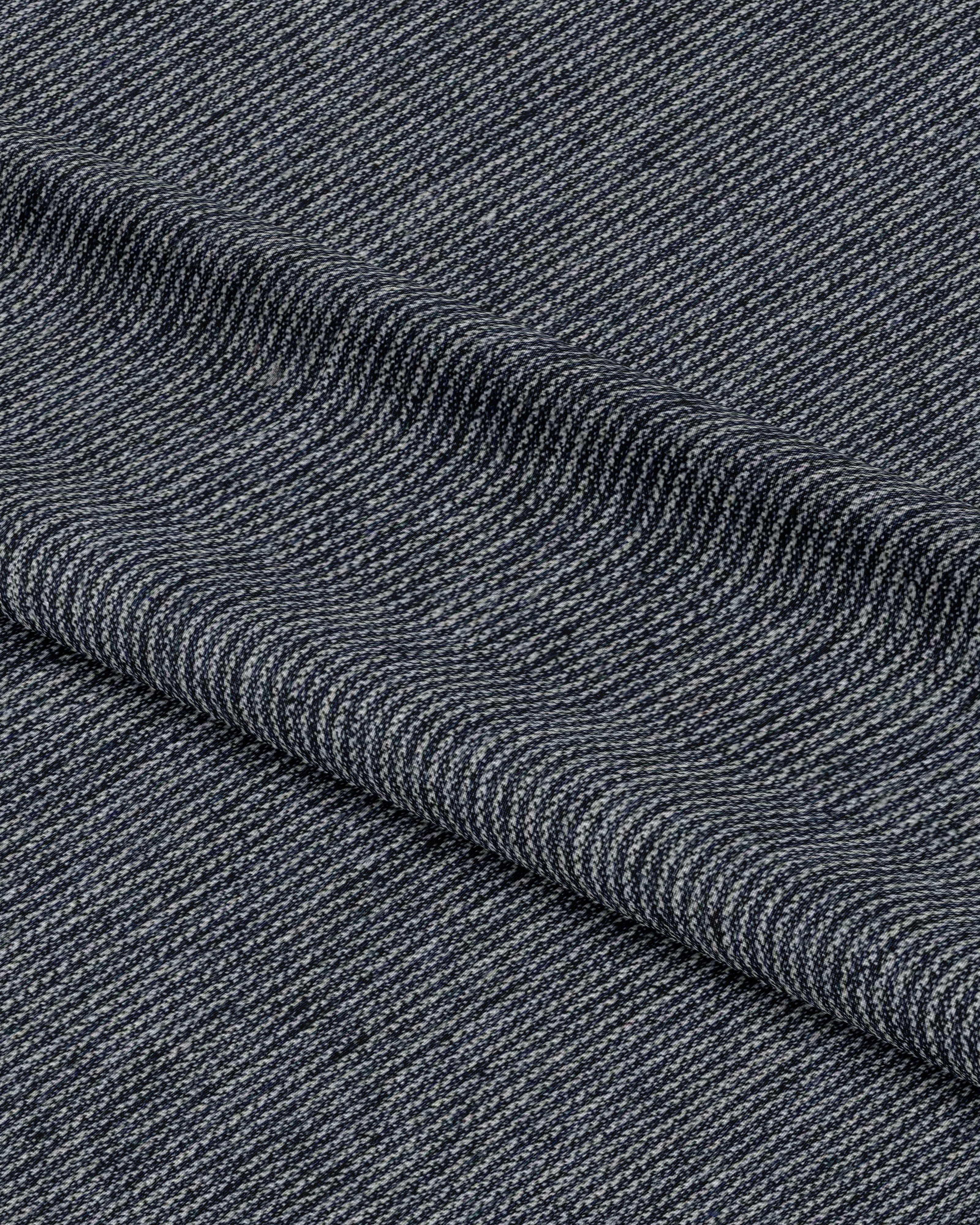 Classic Wash Railroad Stripe Denim