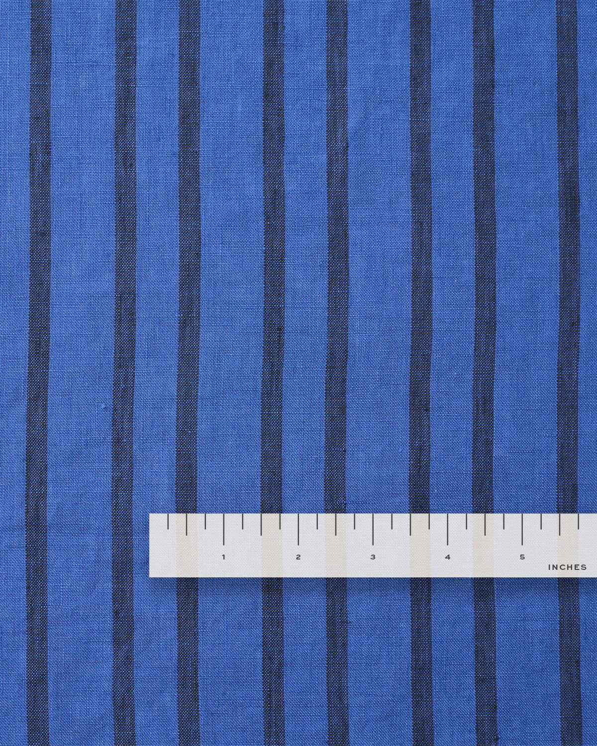 Cobalt Home Stripe Washed Linen - Image 3