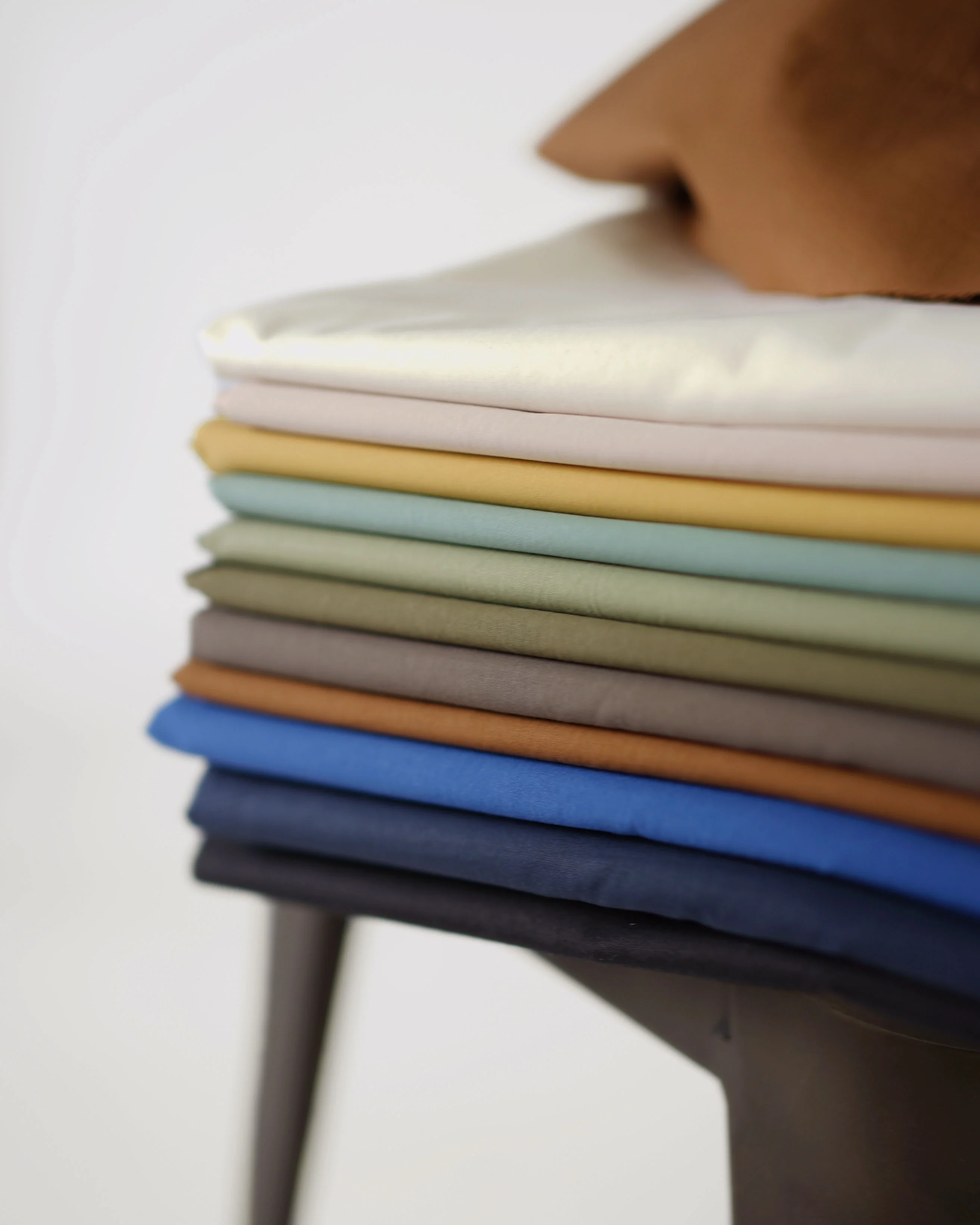 Cobalt Washed Cotton Poplin - Image 4