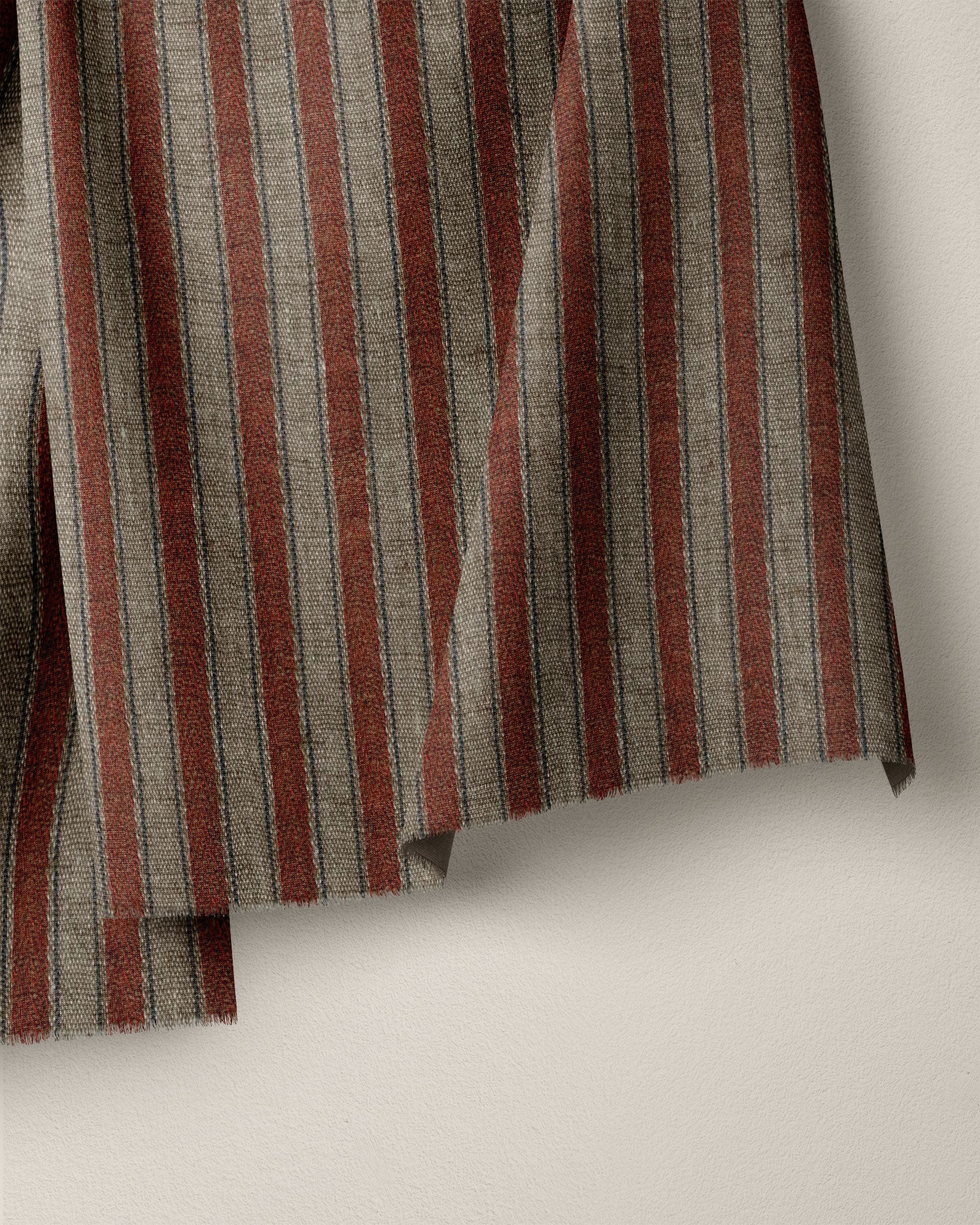 Cognac Dutch Stripe Linen - Image 3