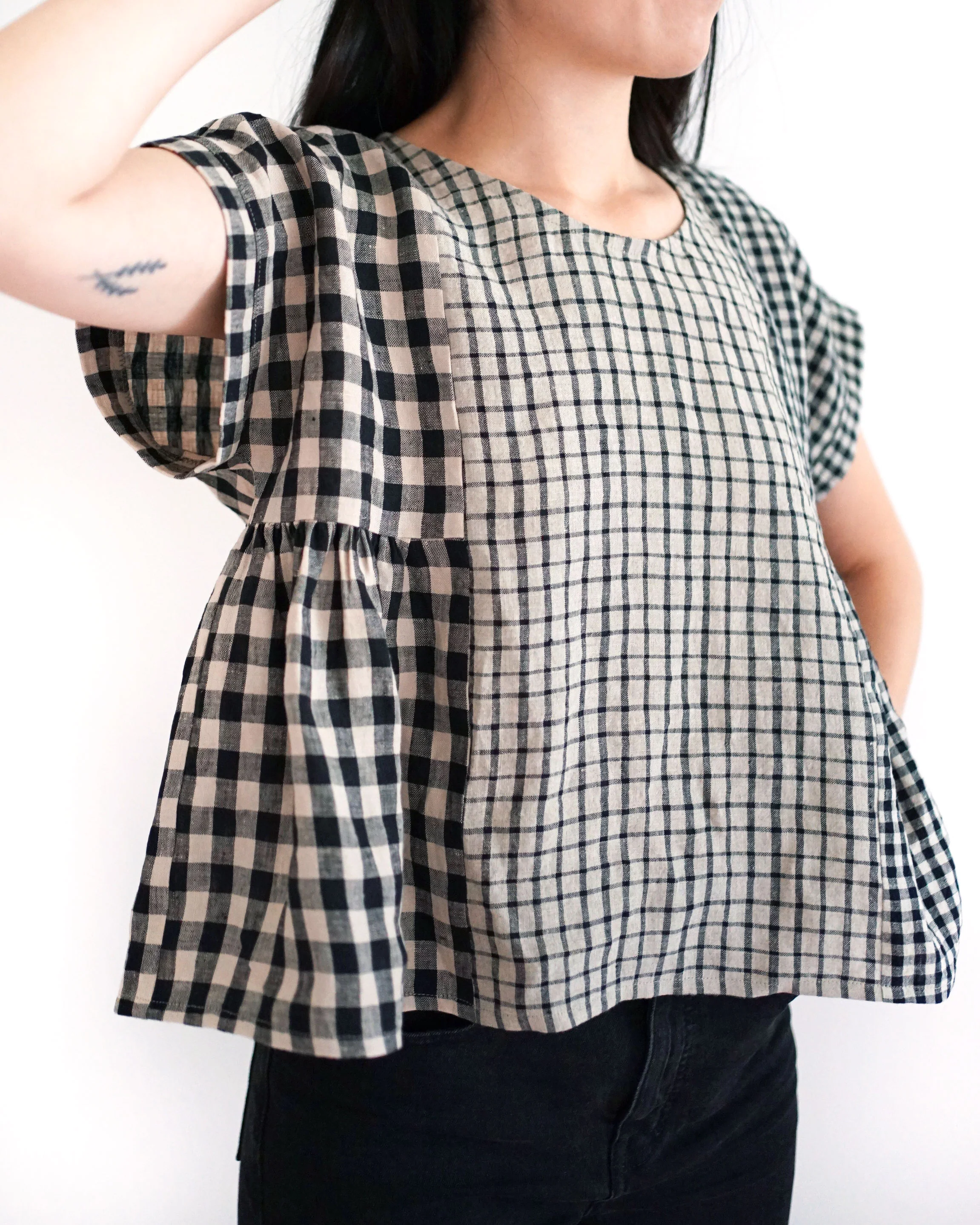 Collage Gather Top PDF Sewing Pattern - Image 5