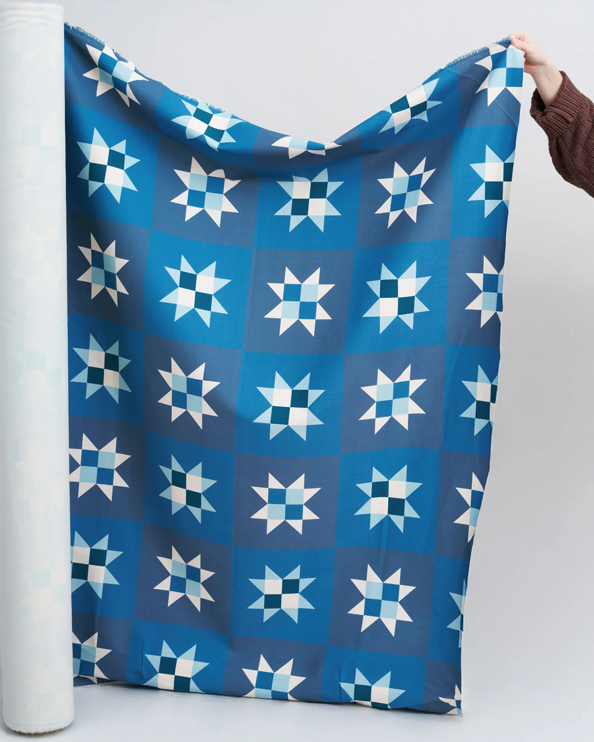 Patchwork Star Washed Cotton Twill - Image 2