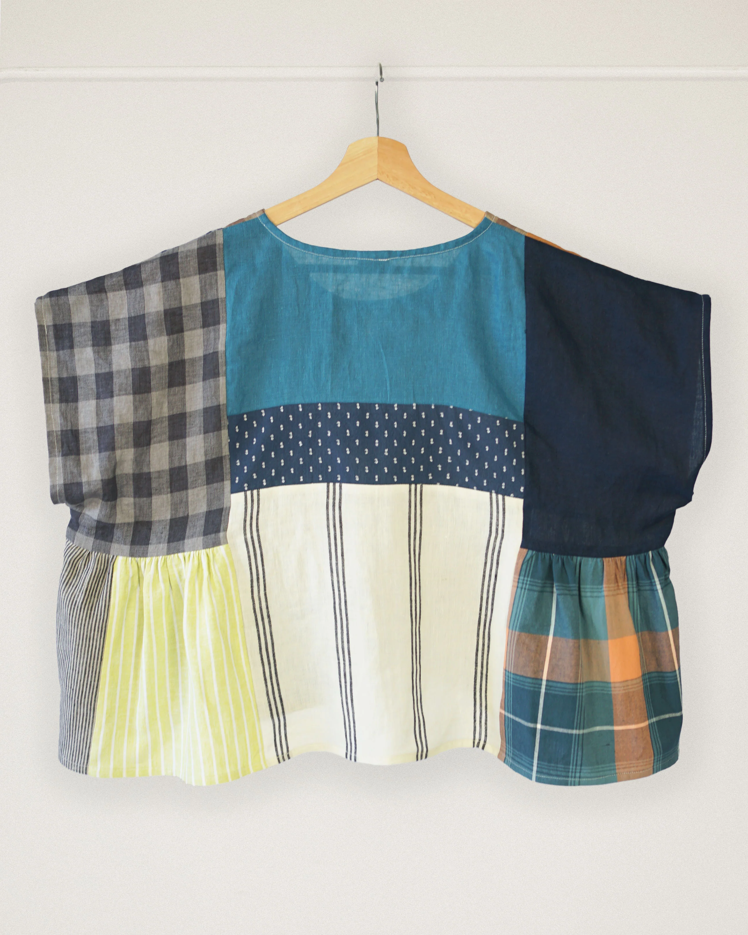 One of a Kind Collage Gather Top • 2XL - Image 5
