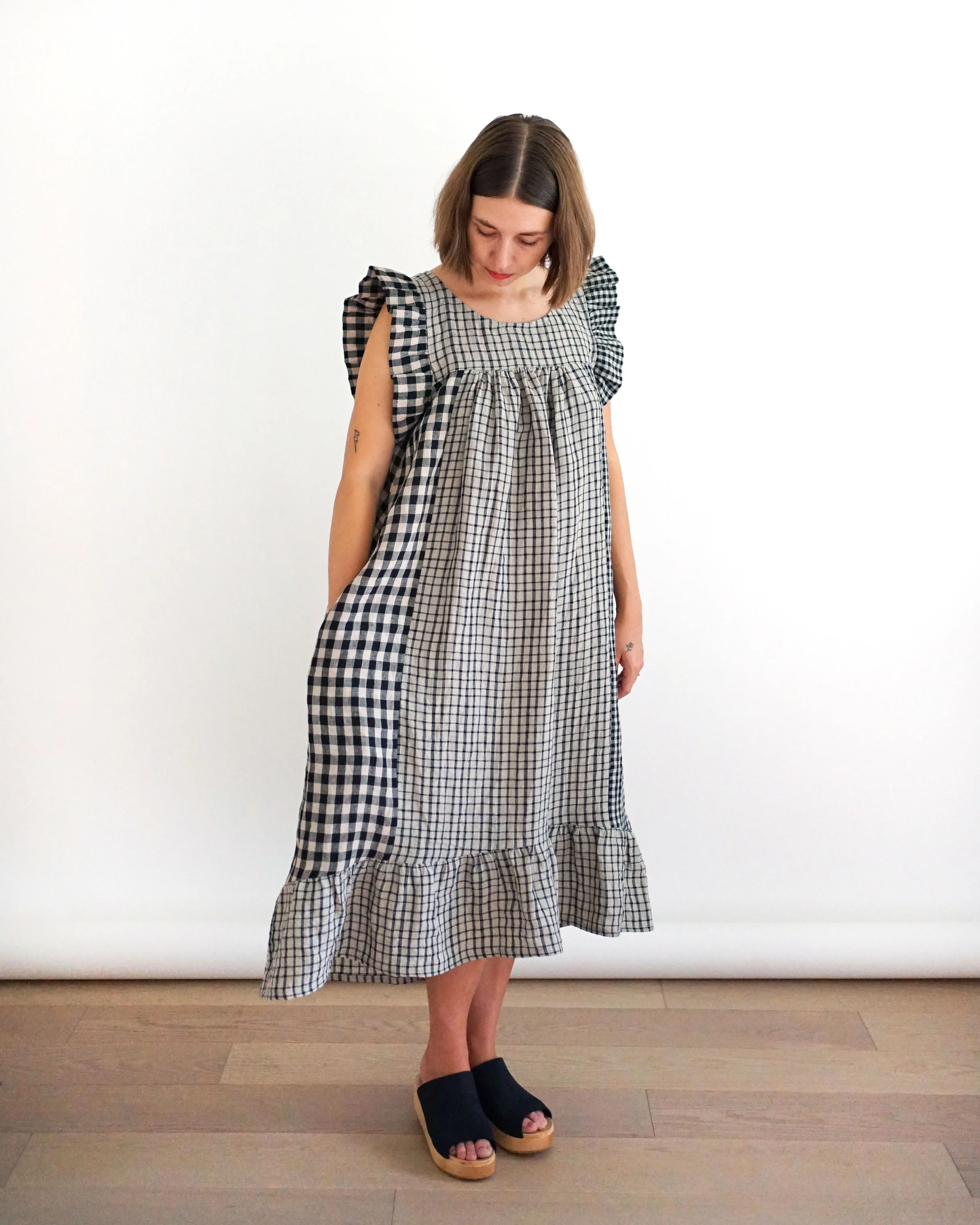 Custom Made Champagne Field Dress - Image 4