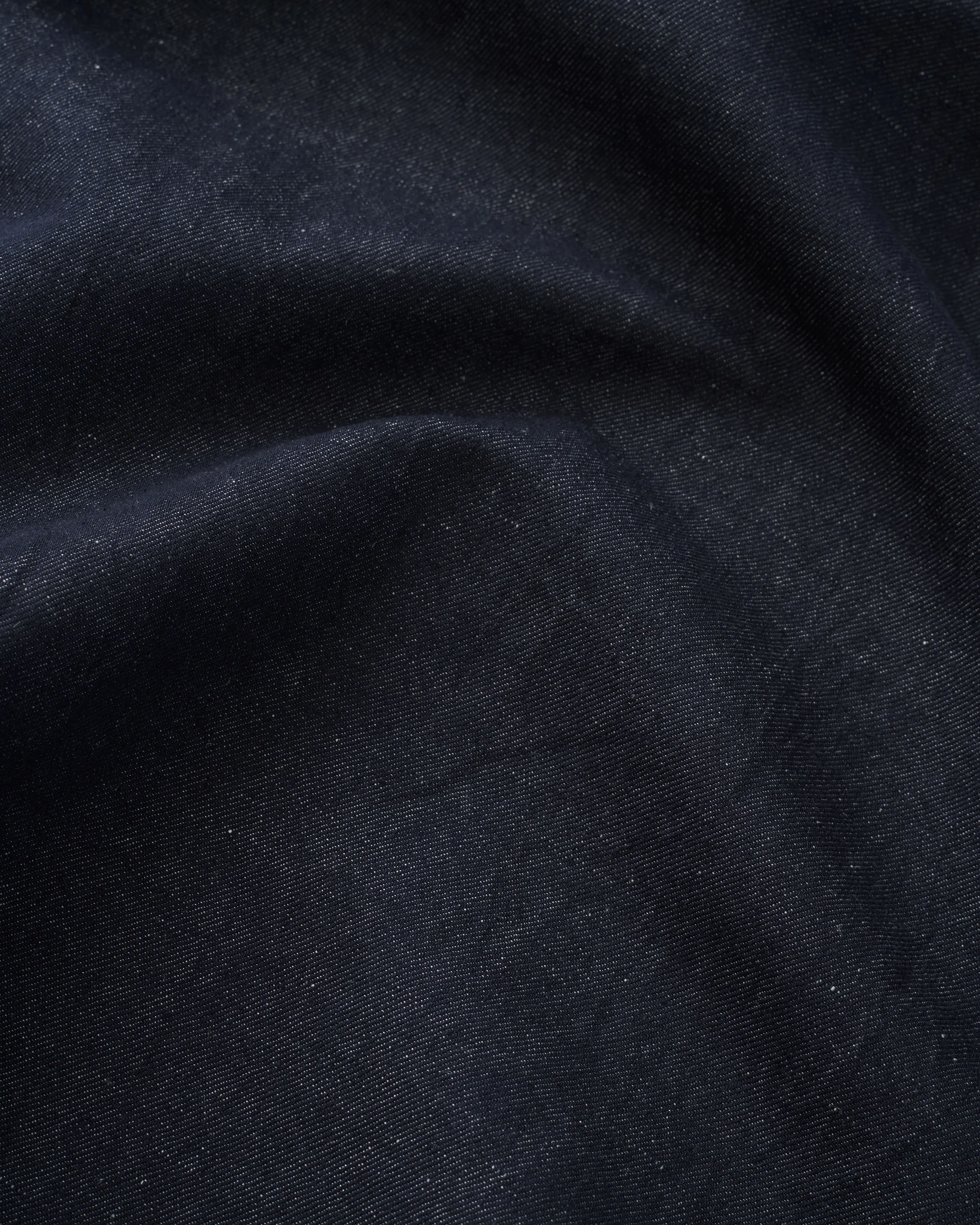 Dark Blue Lightweight Hemp Cotton Denim