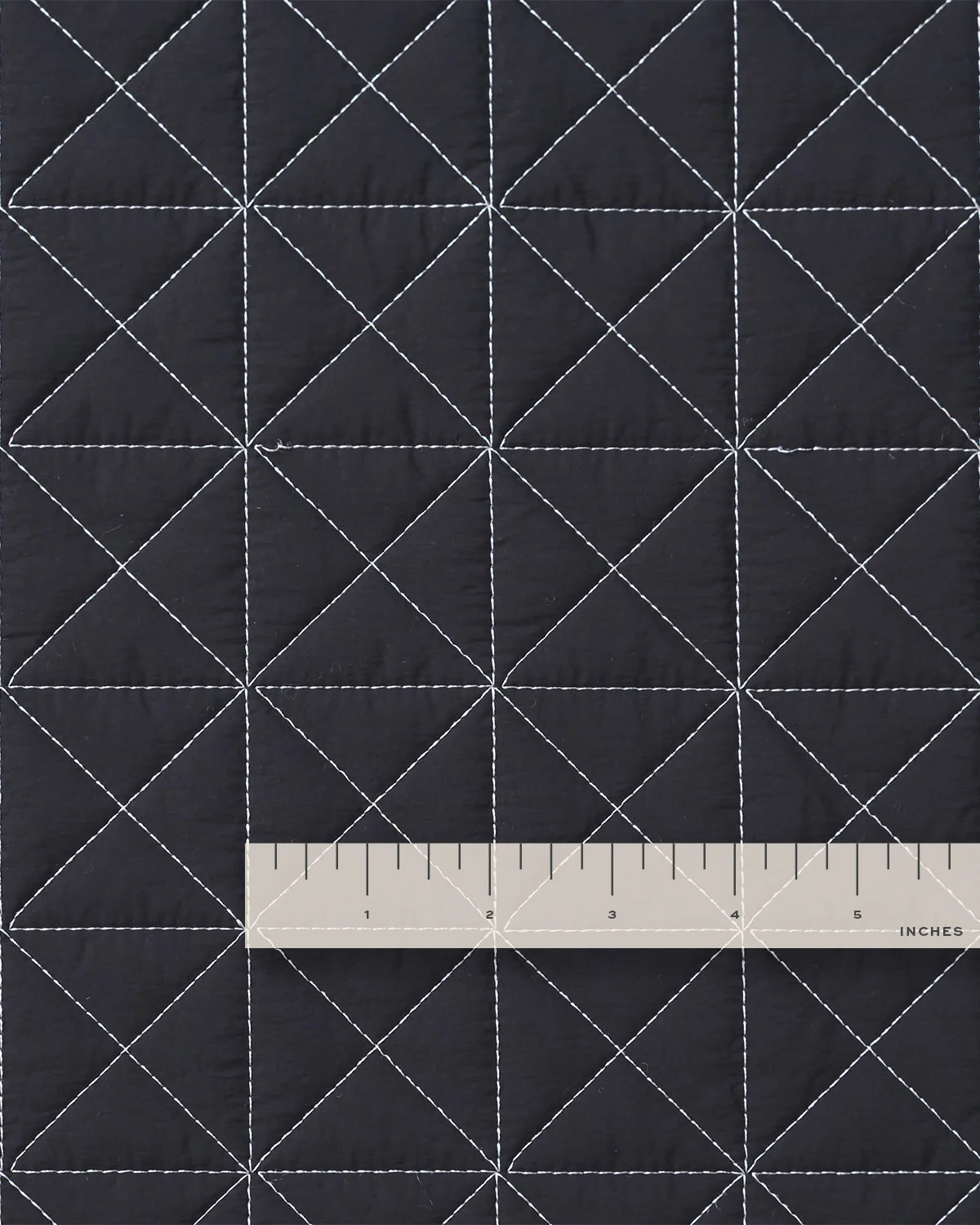 Eggshell and Black Quilted Puffer - Image 3