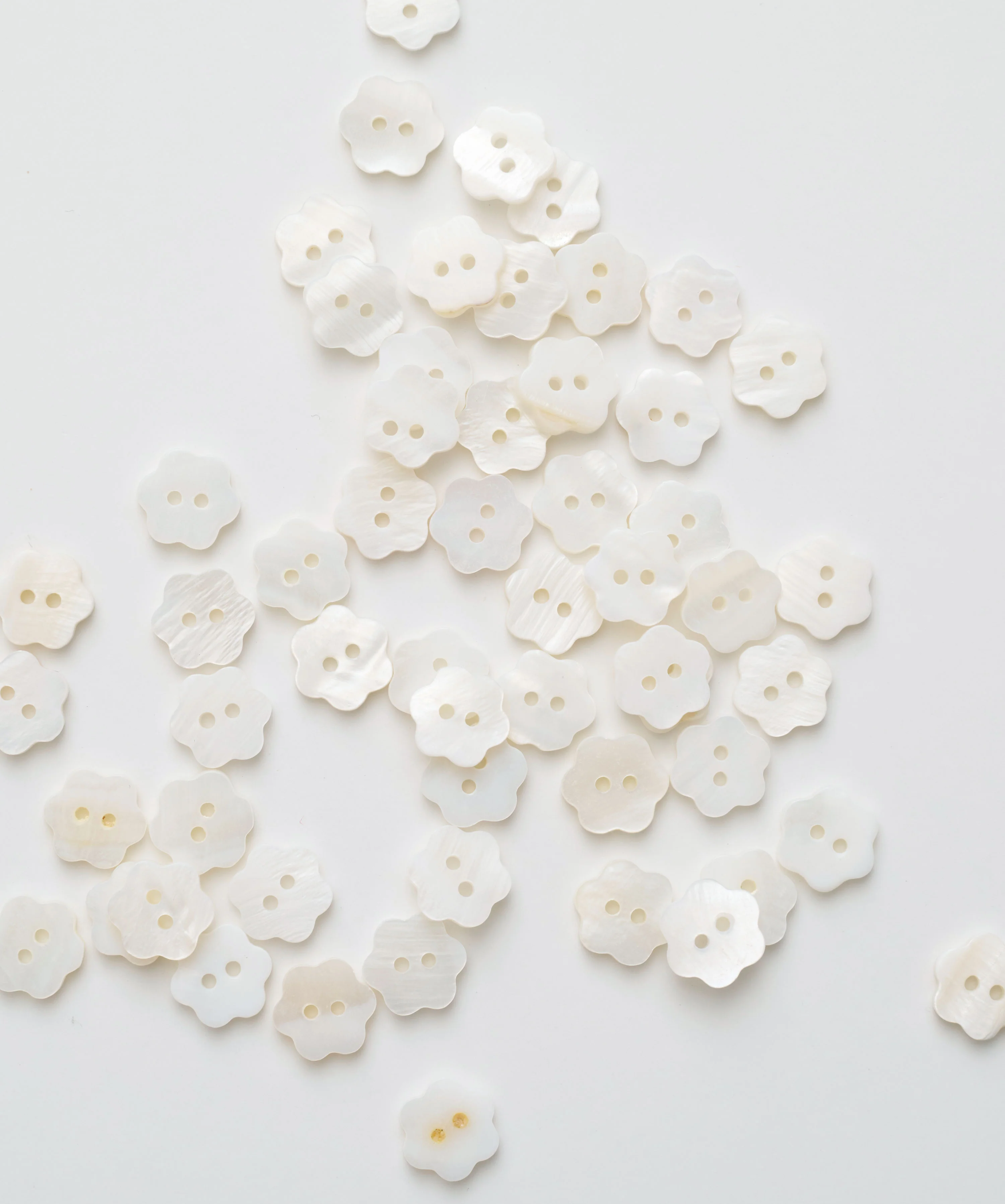 Flower Shaped Shell Buttons