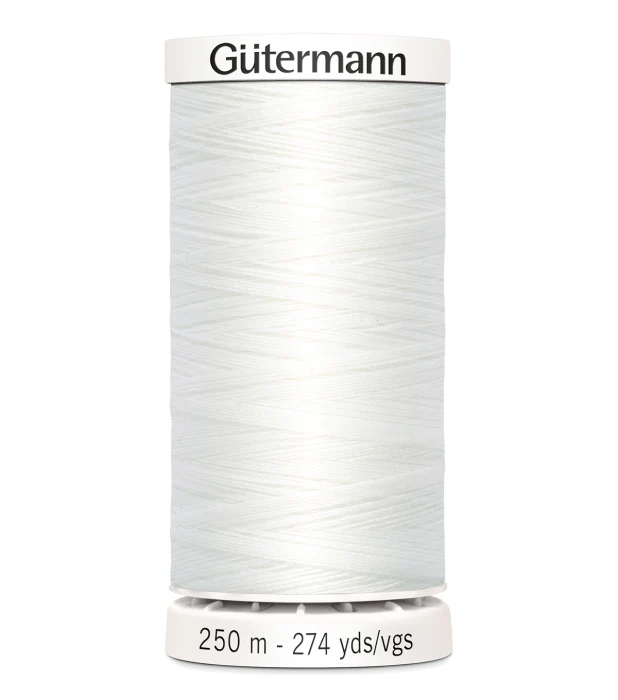 Gutermann Sew-All thread (274 yards) - #20 Nu White