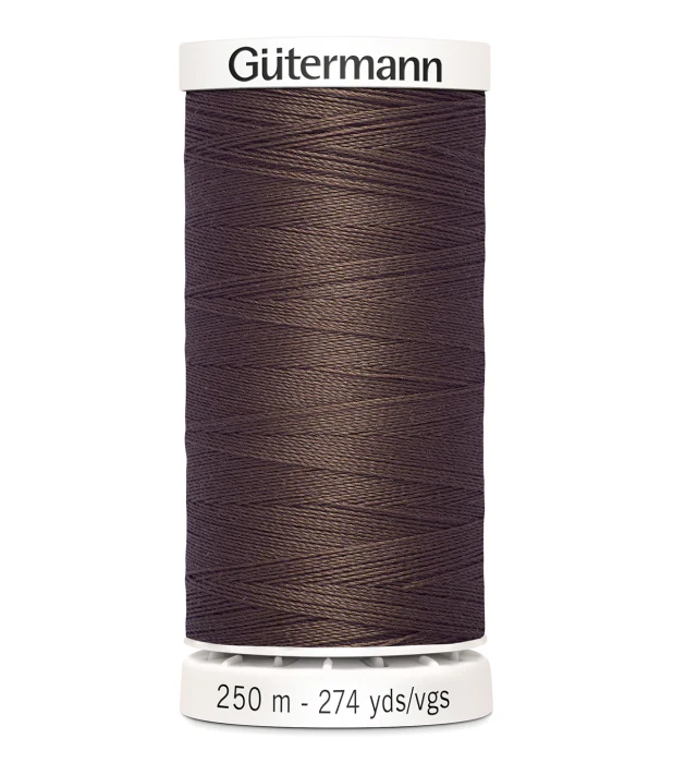 Gutermann Sew-All thread (274 yards) - #575 Saddle Brown
