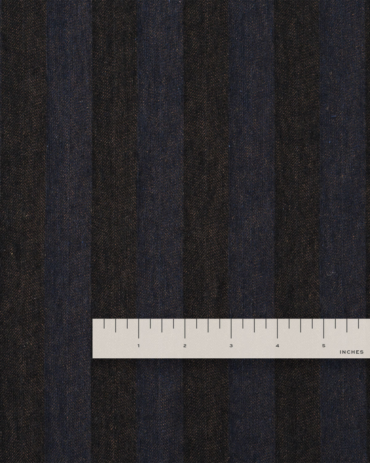 Hale Blue Stripe Linen Cotton Denim - Image 3