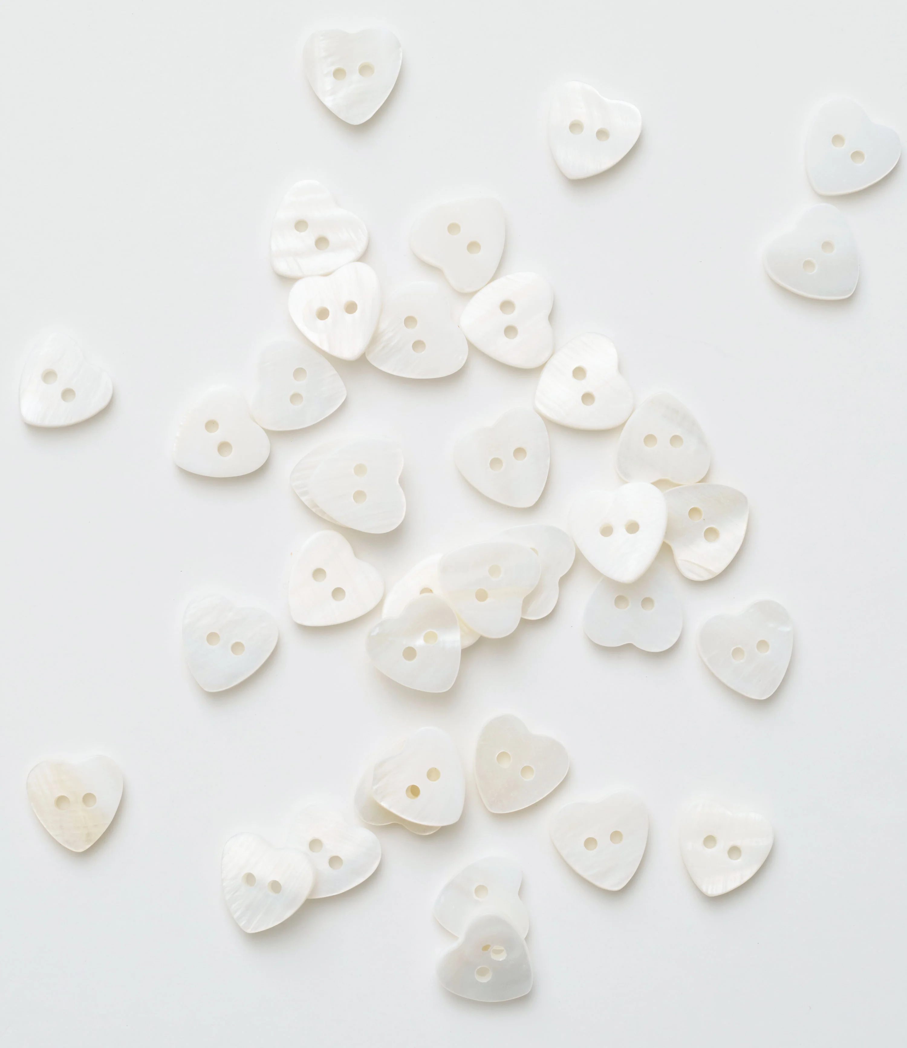 Heart Shaped Shell Buttons