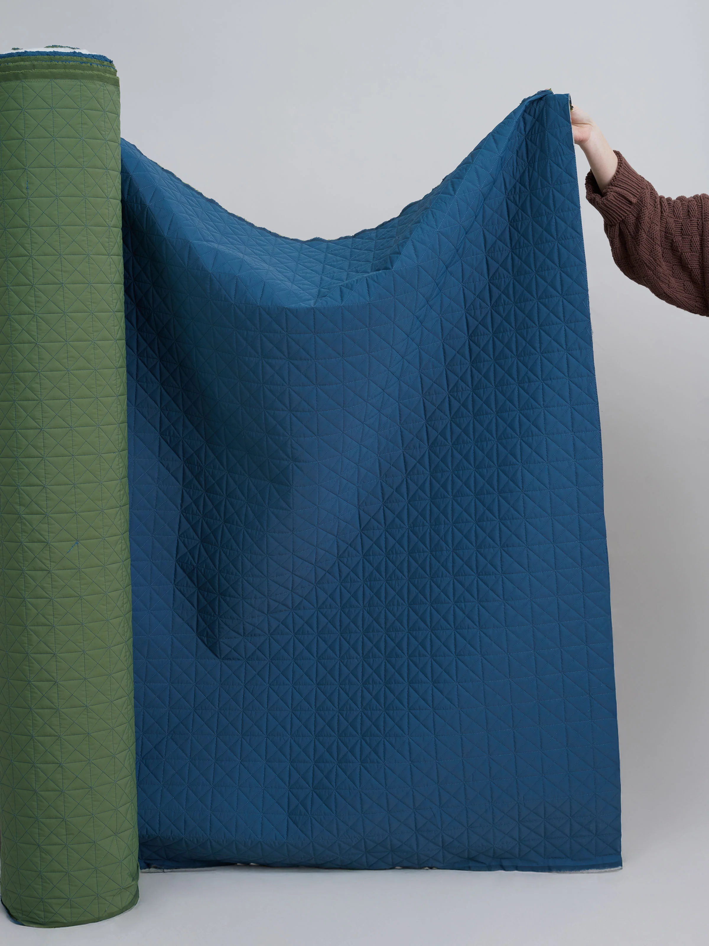 Ink and Olive Quilted Puffer - Image 4