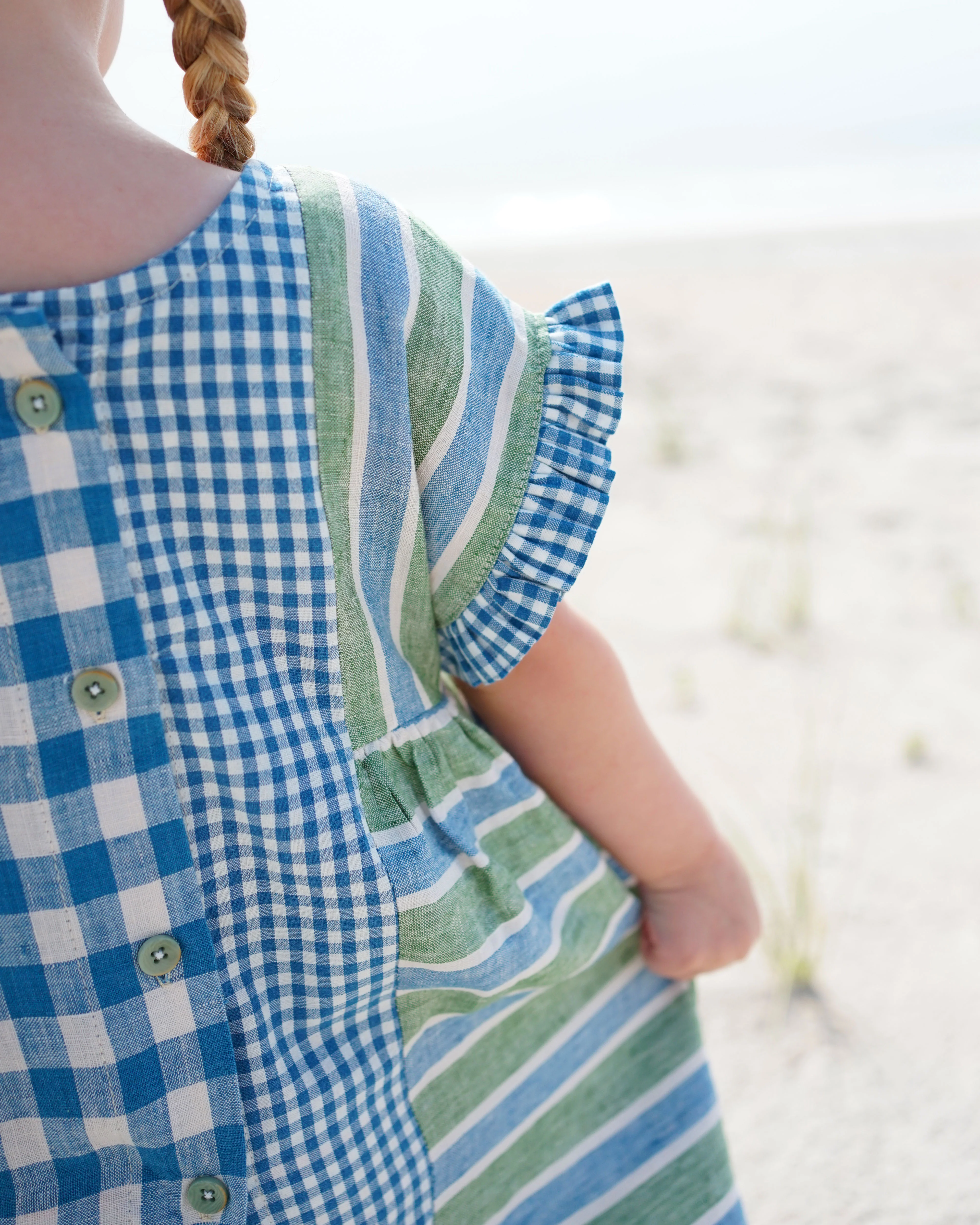 Kids Collage Gather Dress PDF Sewing Pattern - Image 7