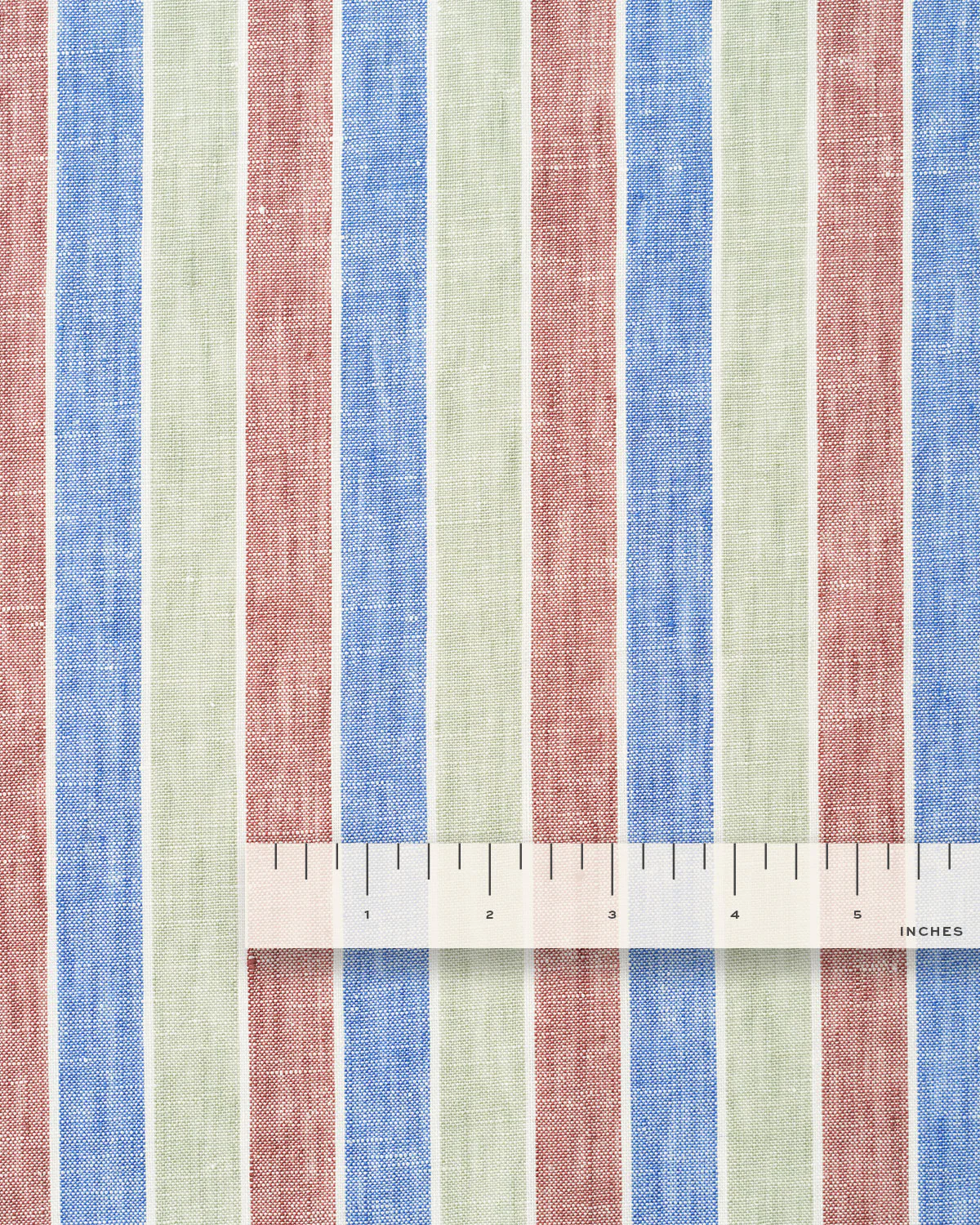 Marbled Nougat Stripe Washed Linen - Image 3