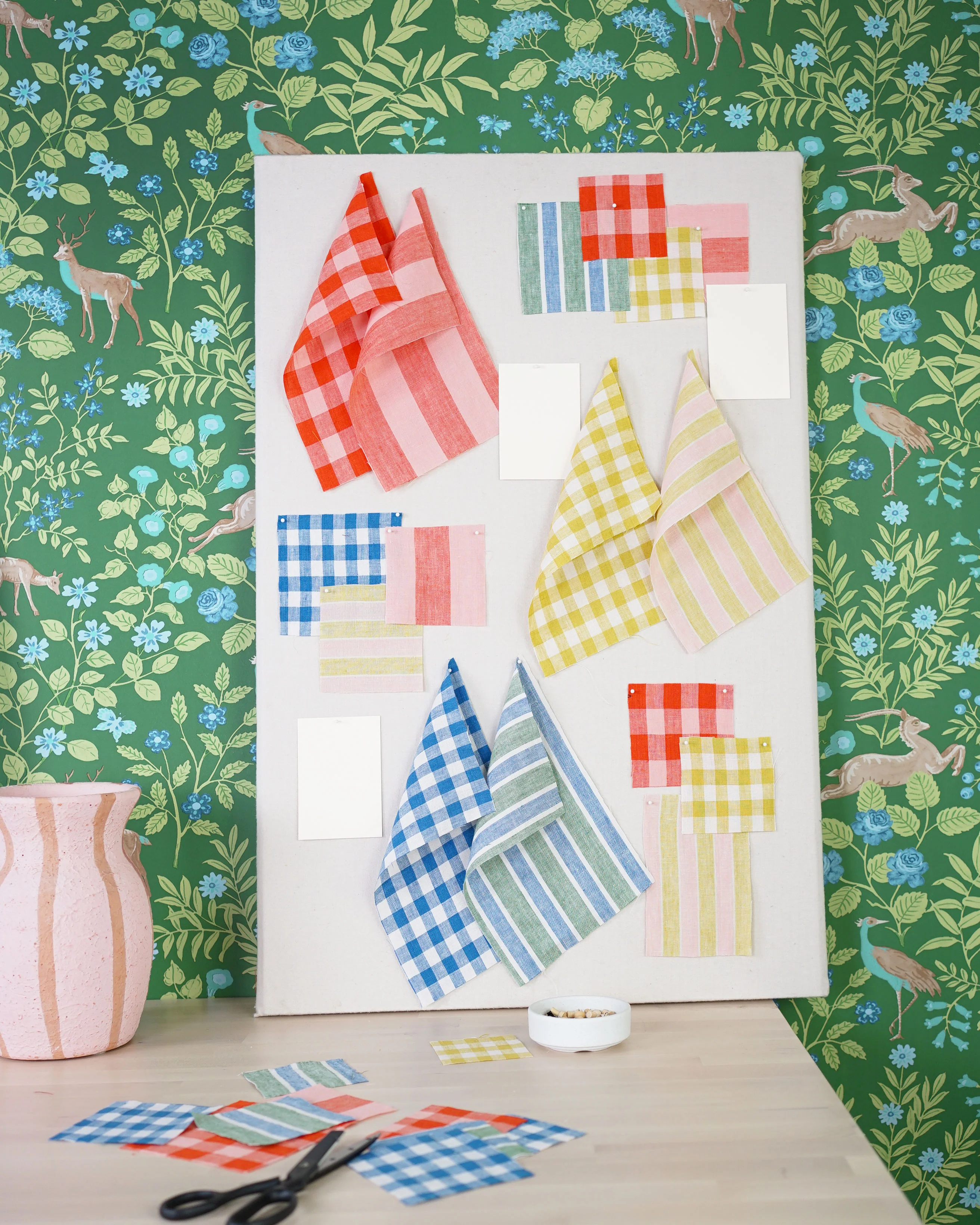 Field Stripe Washed Linen - Image 4