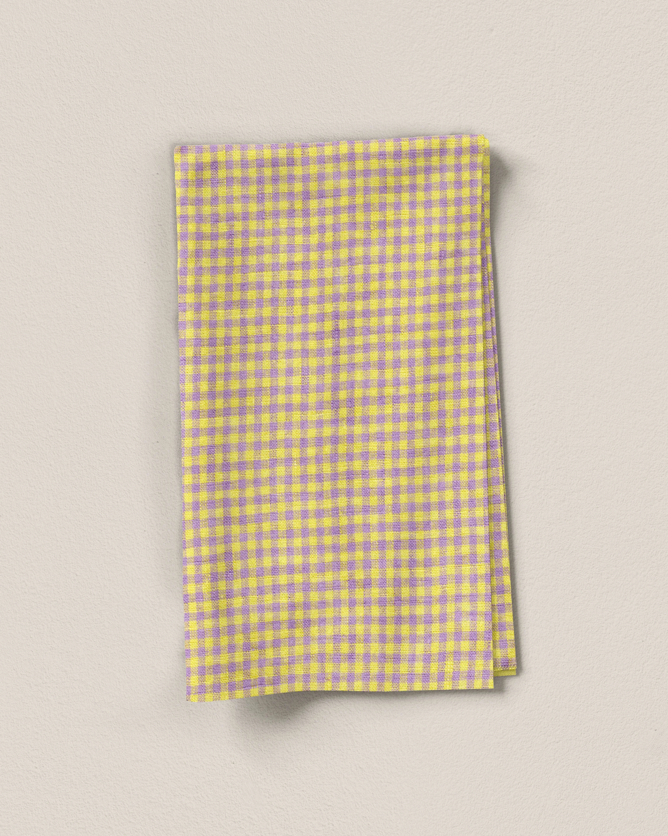 Micro Cupcake Gingham Linen