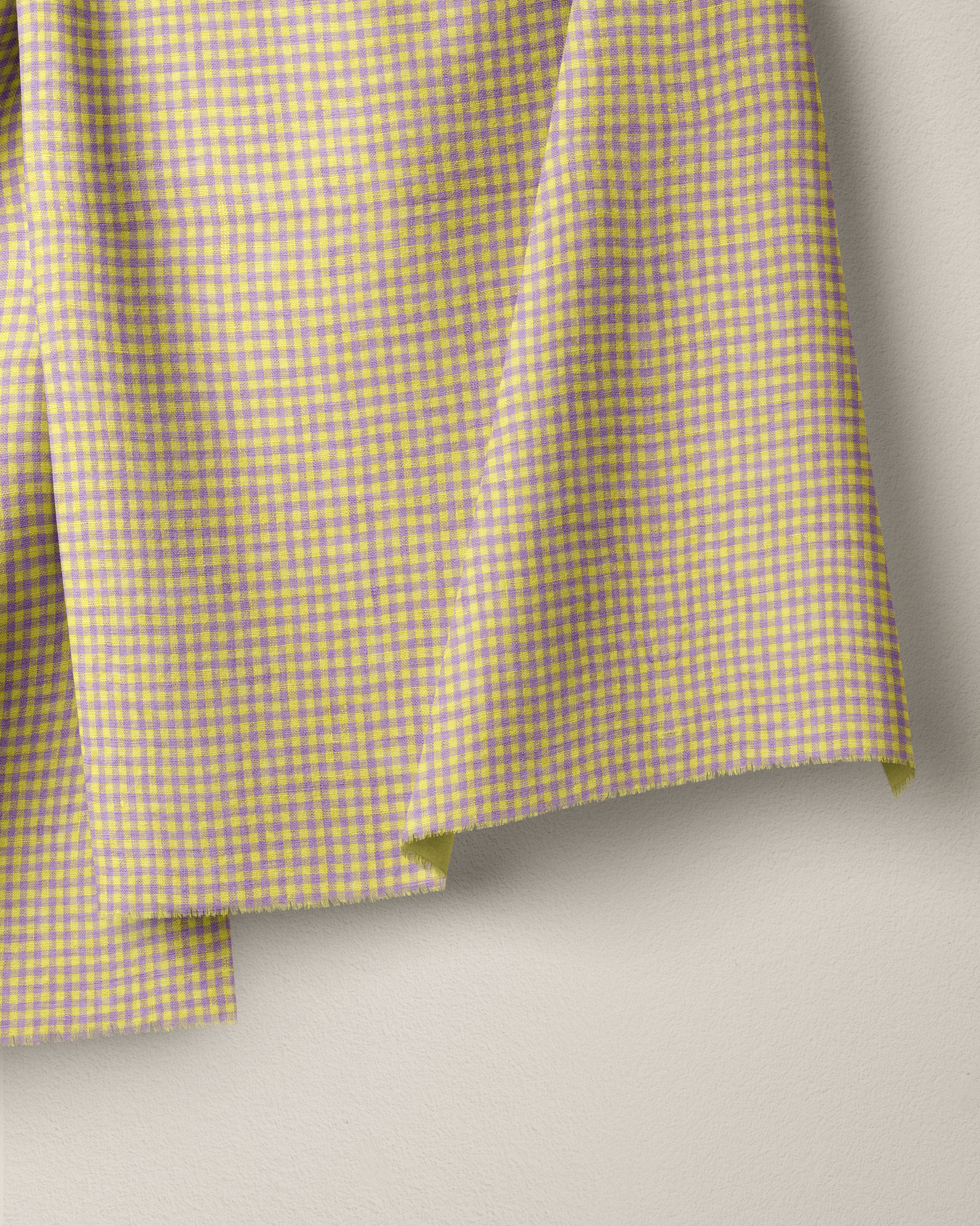 Micro Cupcake Gingham Linen - Image 2