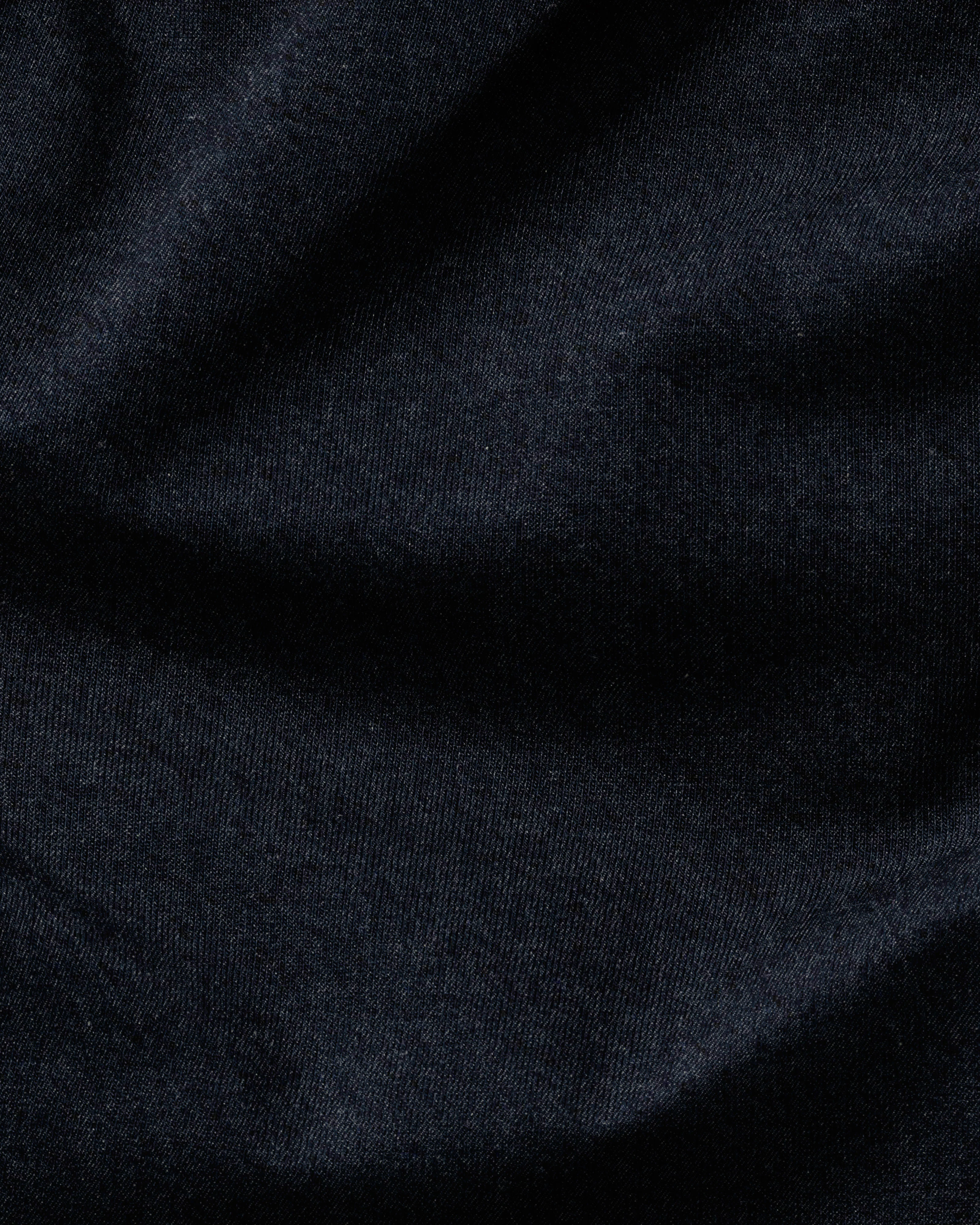 Midnight Stonewashed Wool Denim Twill - Image 3