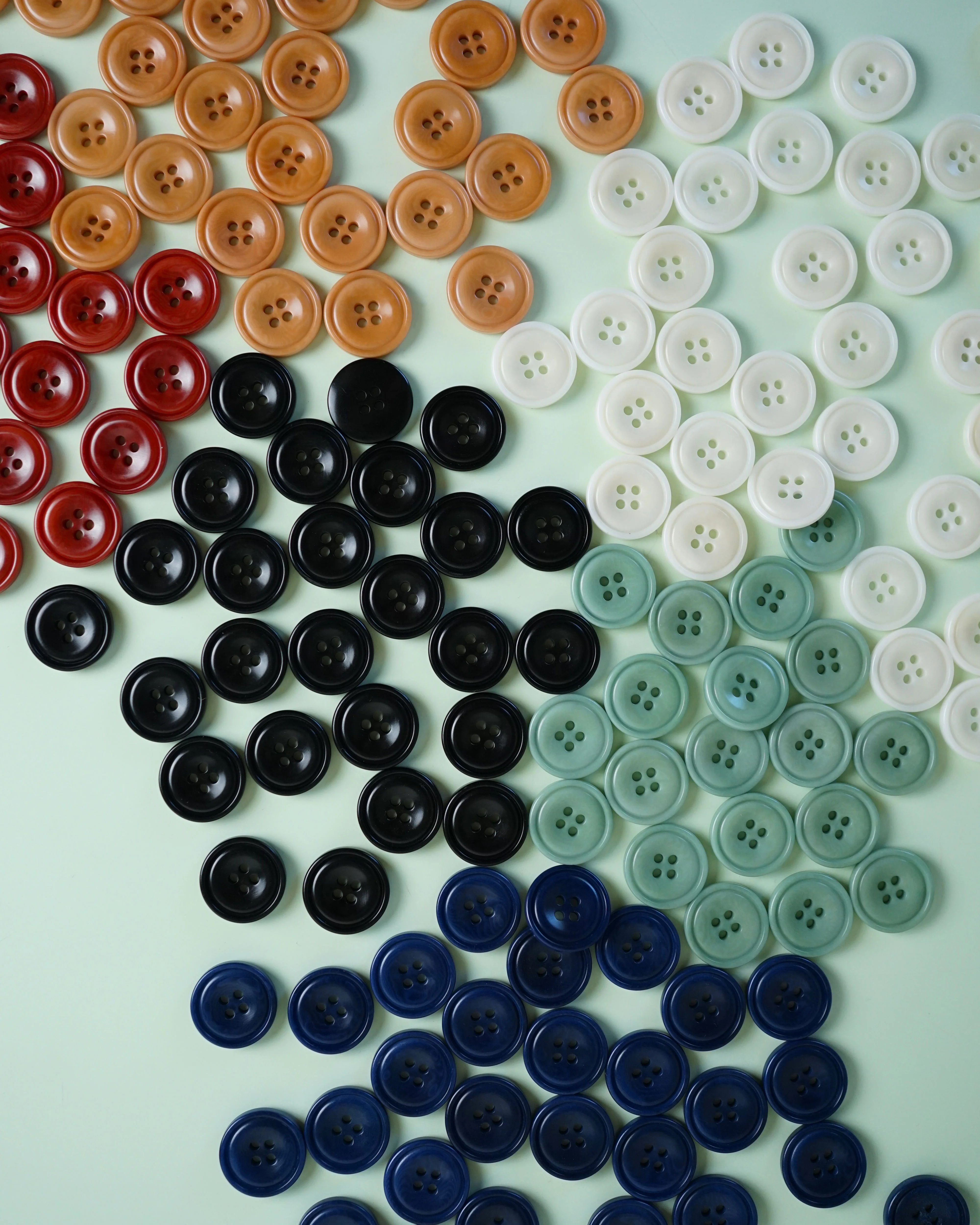 Amber 3/4" Corozo Nut Buttons - Image 4