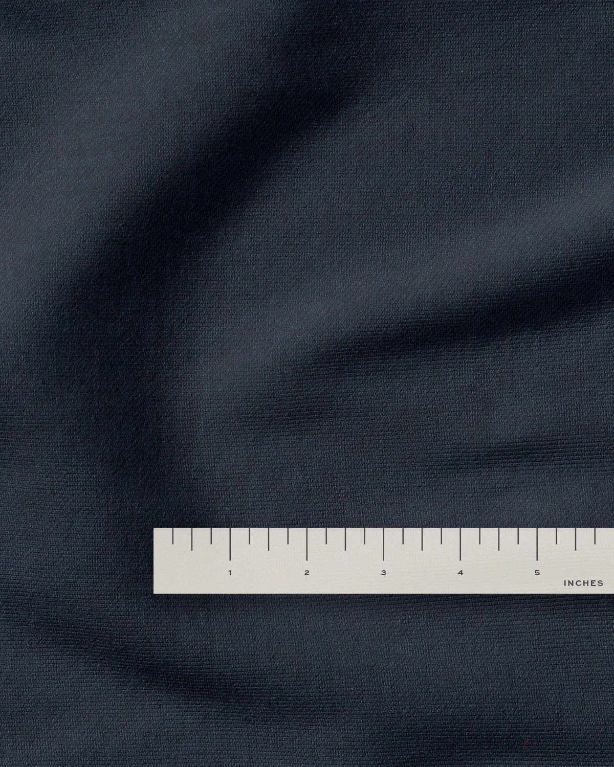 Navy Cotton Linen Twill - Image 3