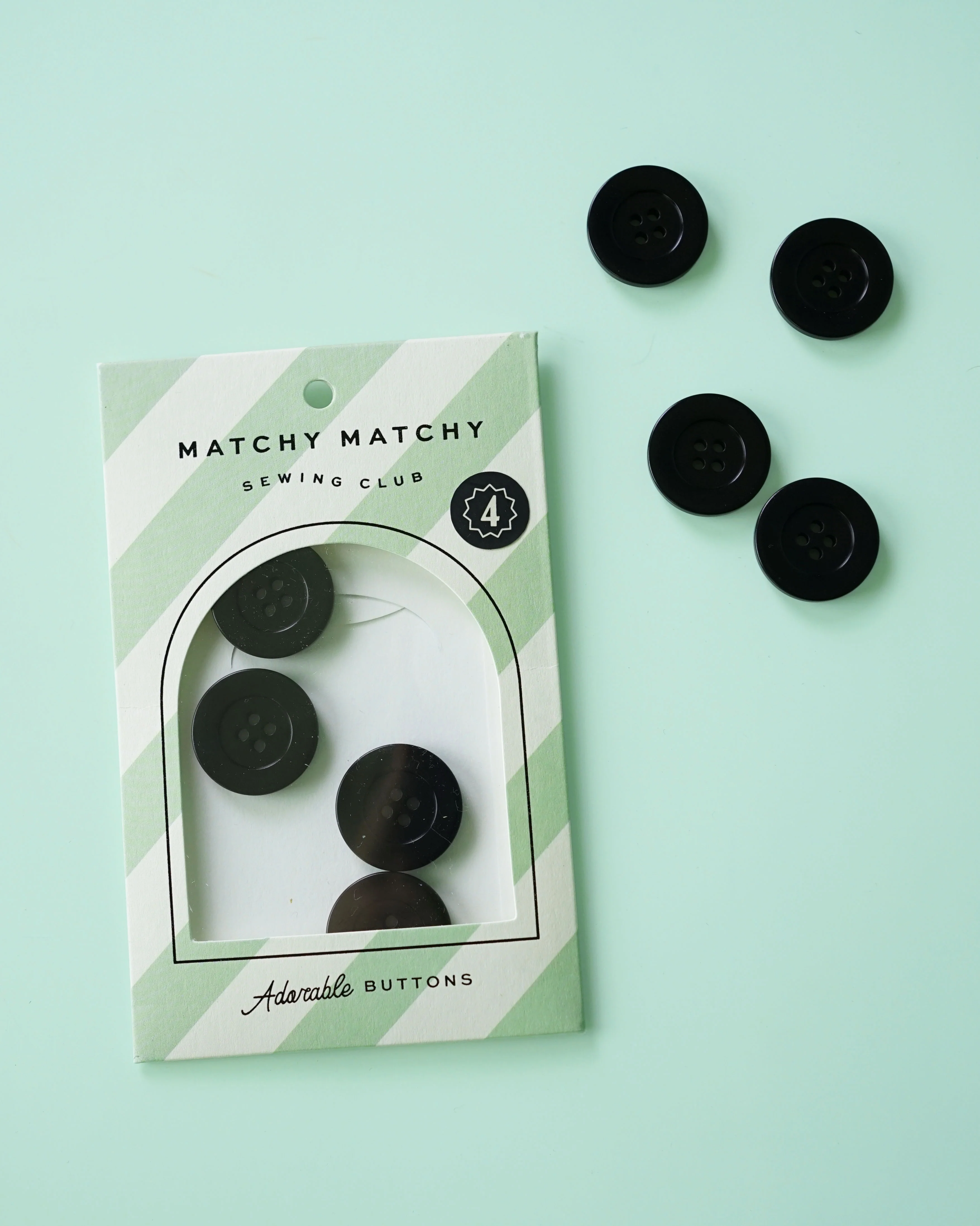 Onyx 1" Corozo Nut Buttons - Image 2