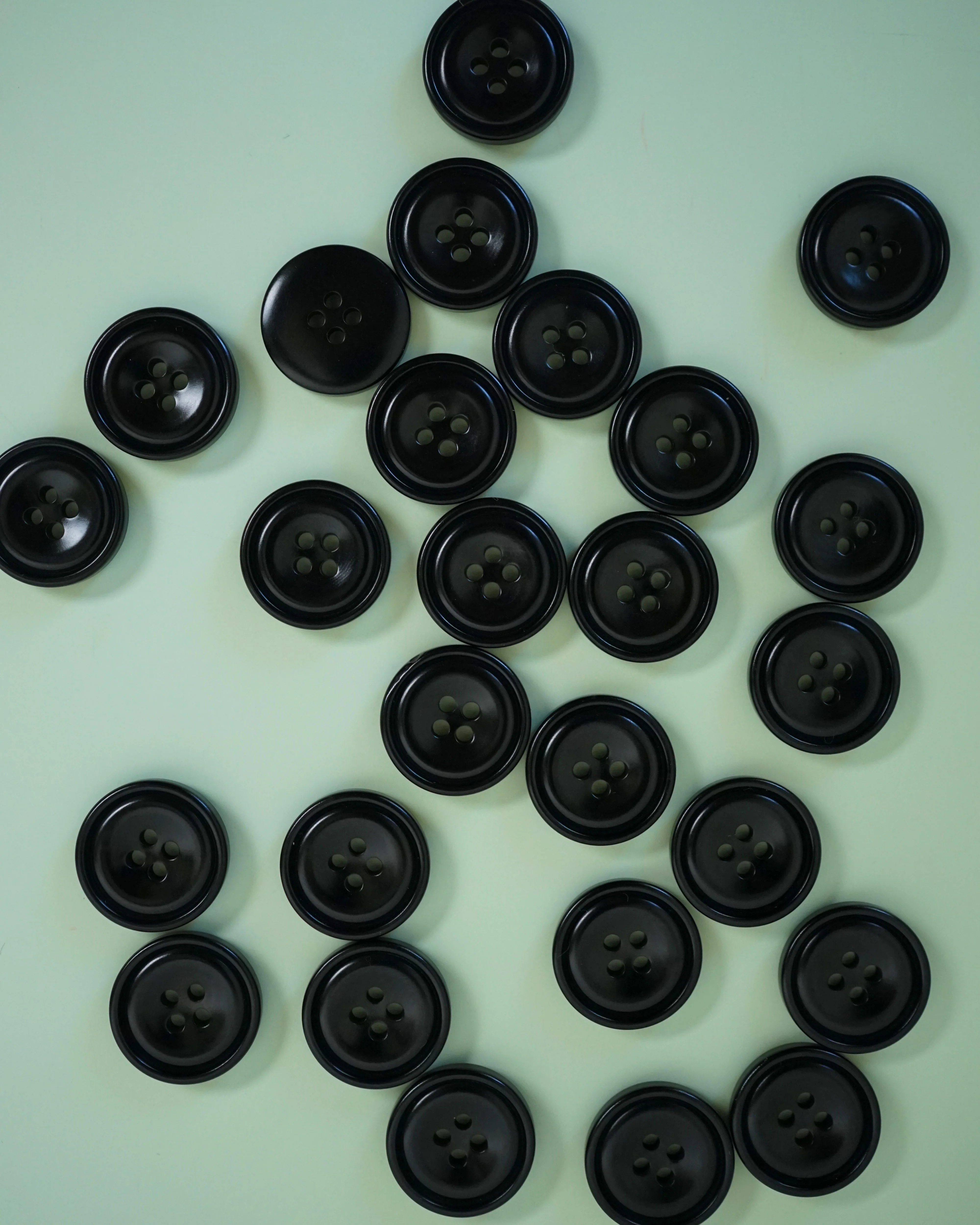 Onyx 3/4" Corozo Nut Buttons - Image 2