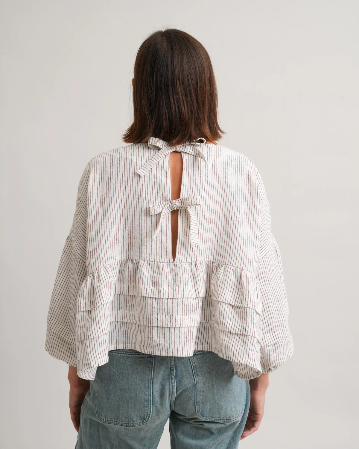 Pintuck Poet Blouse PDF Sewing Pattern | Romantic Gathered Blouse - Image 6