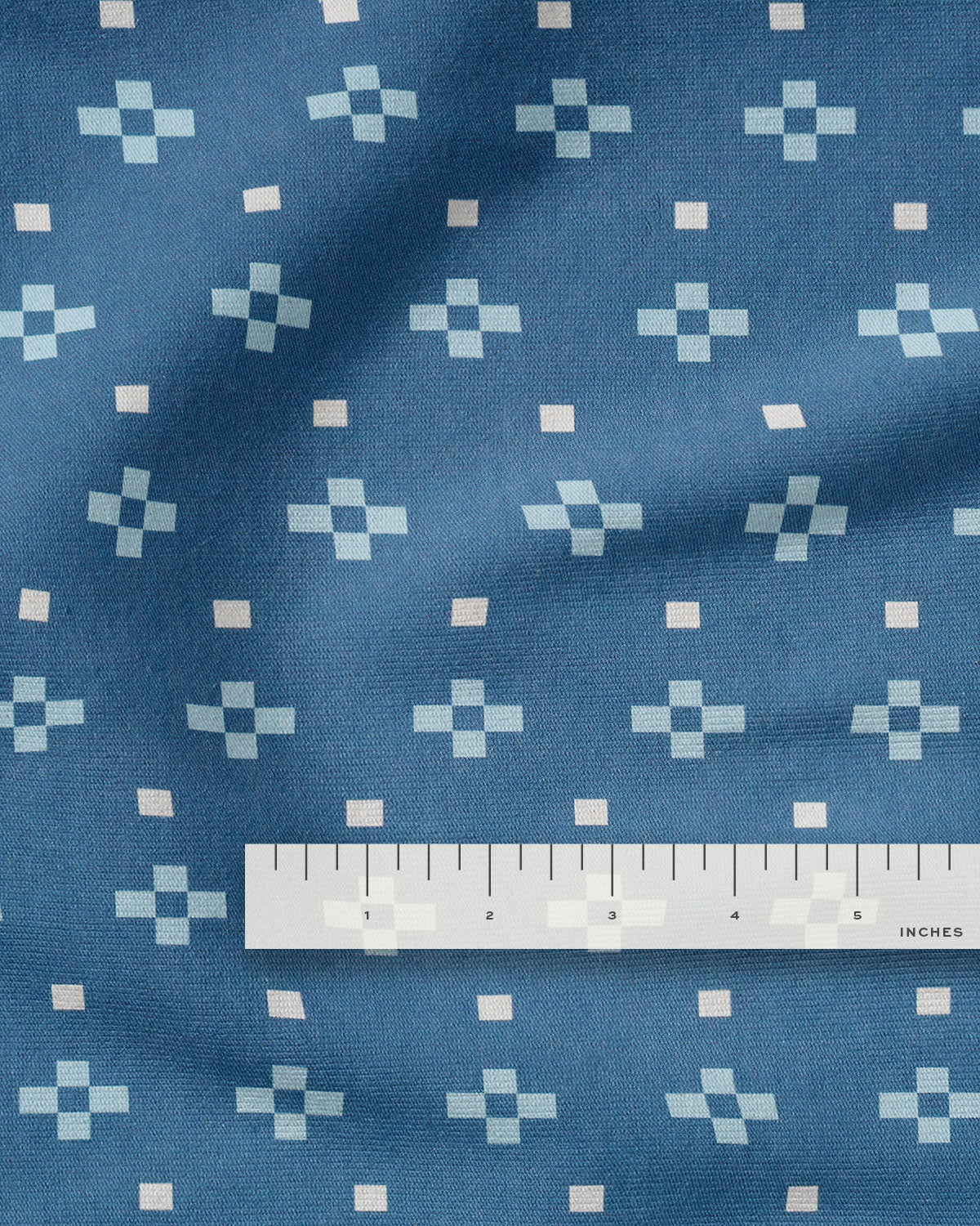 Pixel Dot Washed Cotton Twill - Image 3