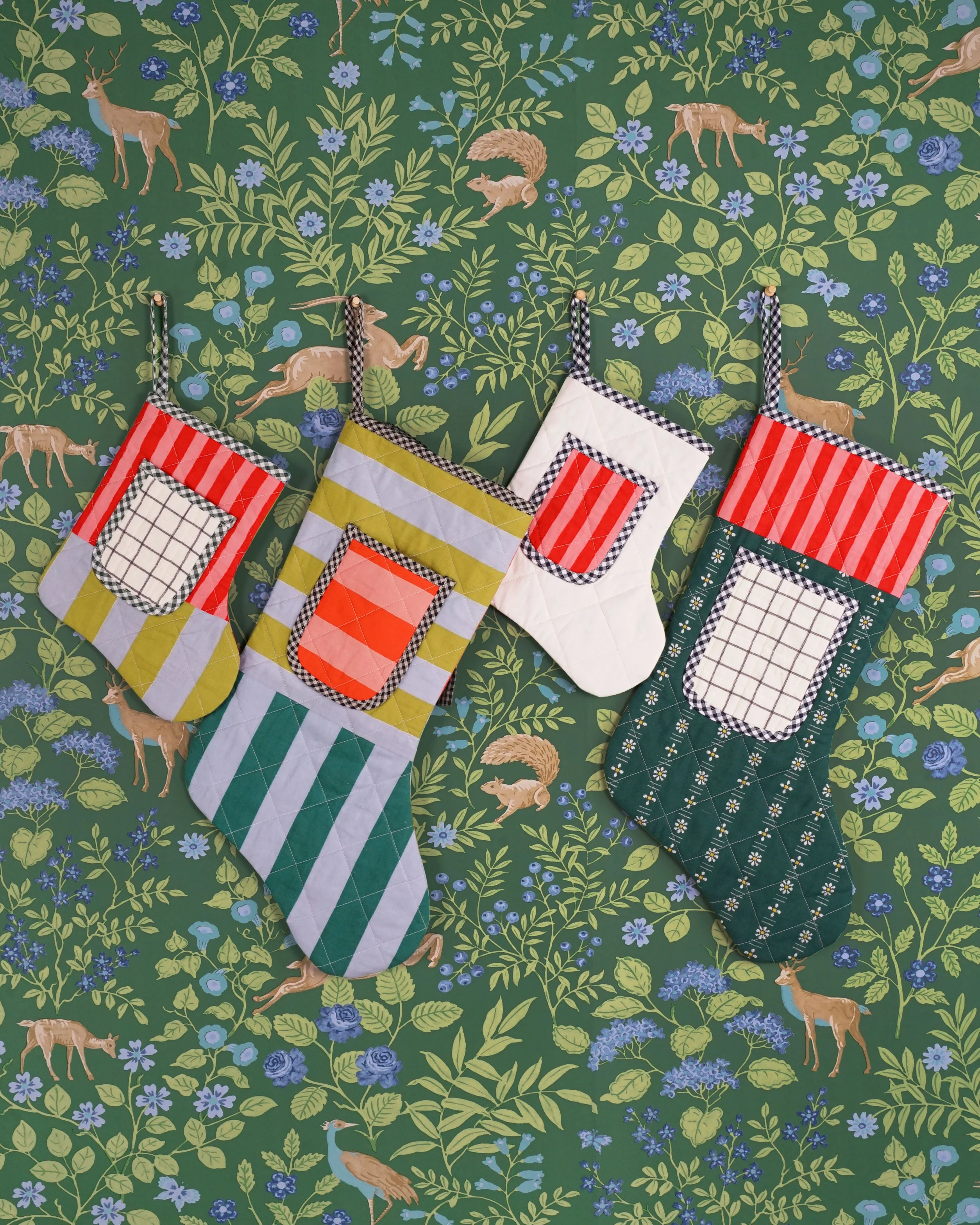 Quilted Pocket Stocking PDF Sewing Pattern - Image 3