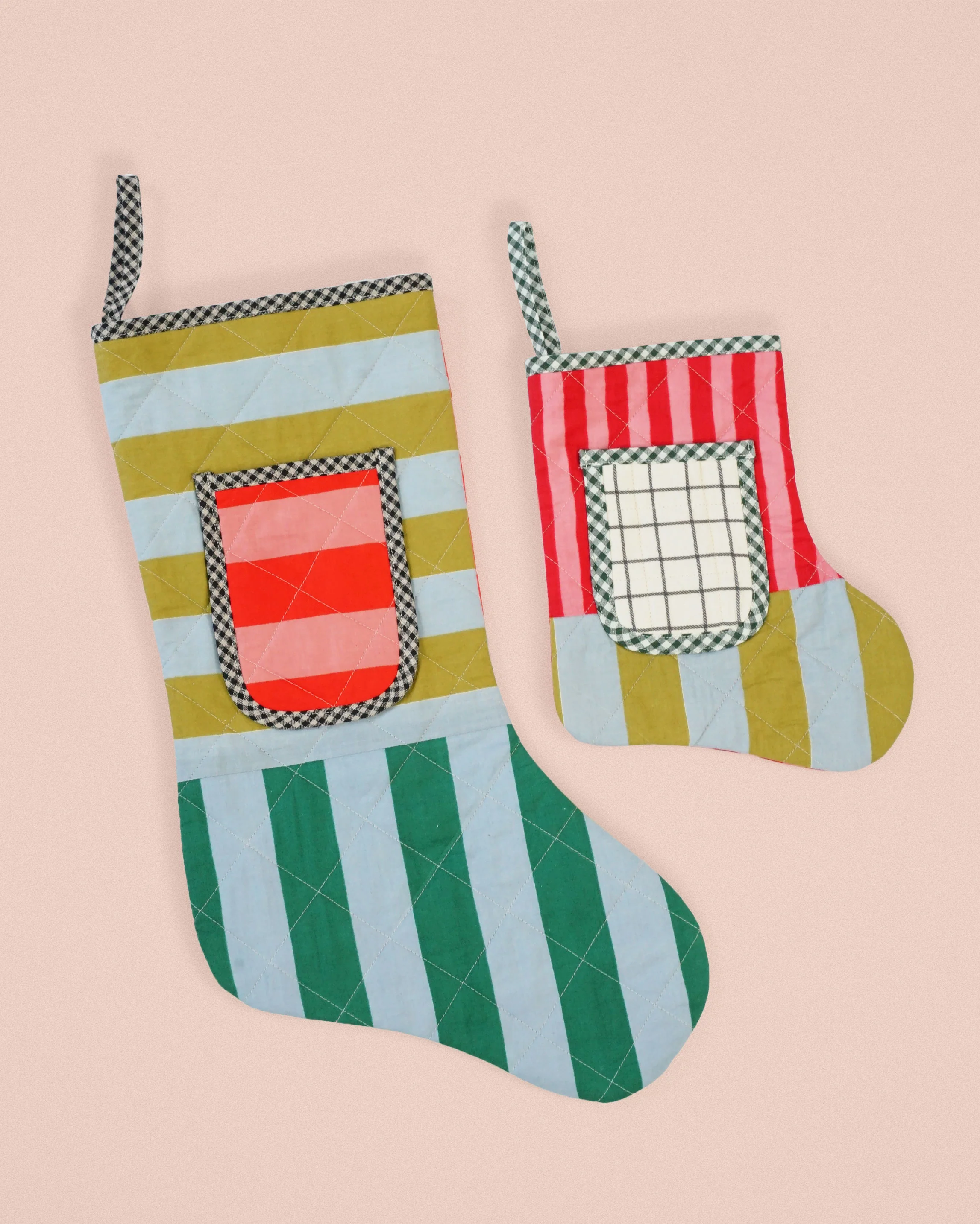 Quilted Pocket Stocking PDF Sewing Pattern - Image 5