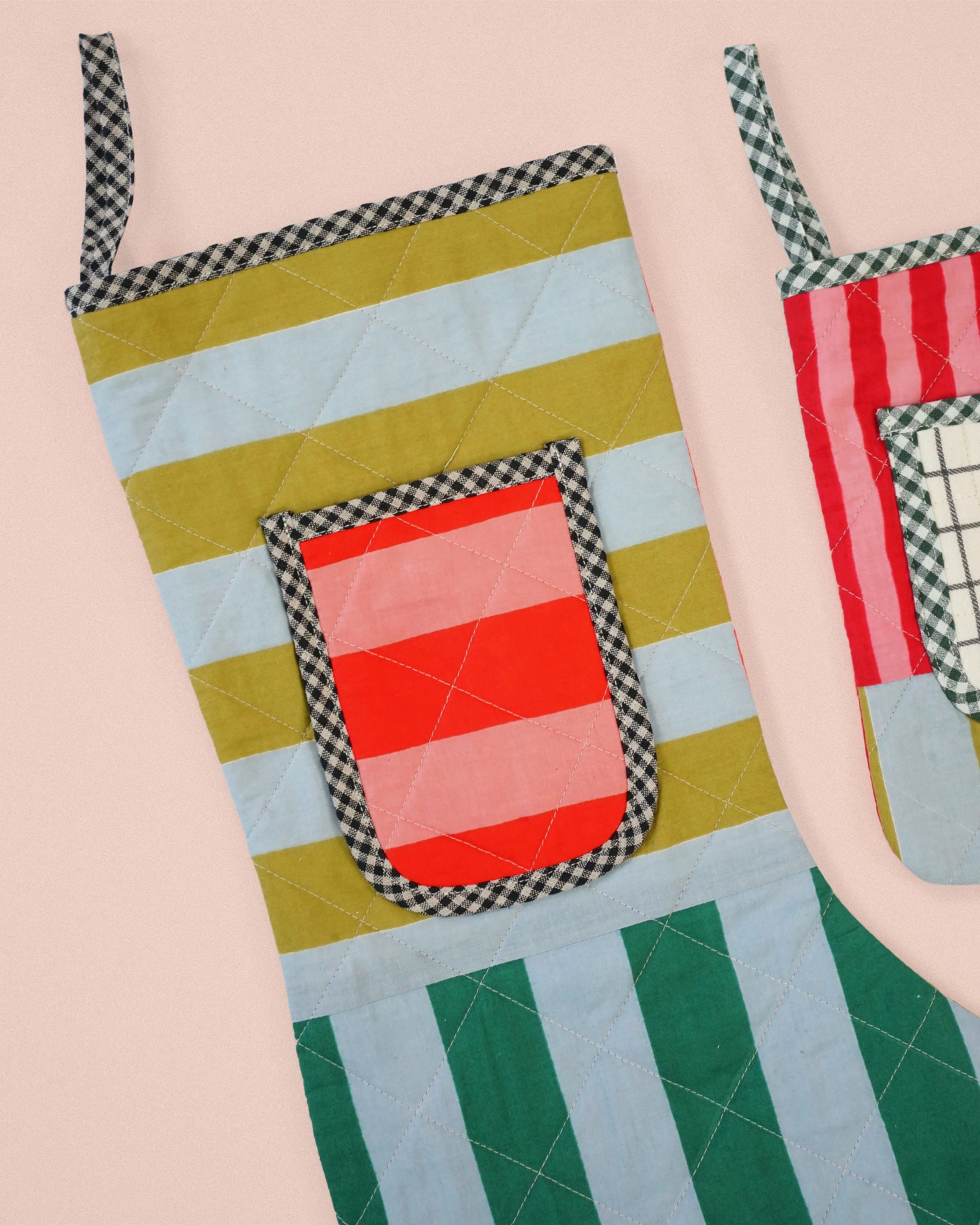 Quilted Pocket Stocking PDF Sewing Pattern - Image 6
