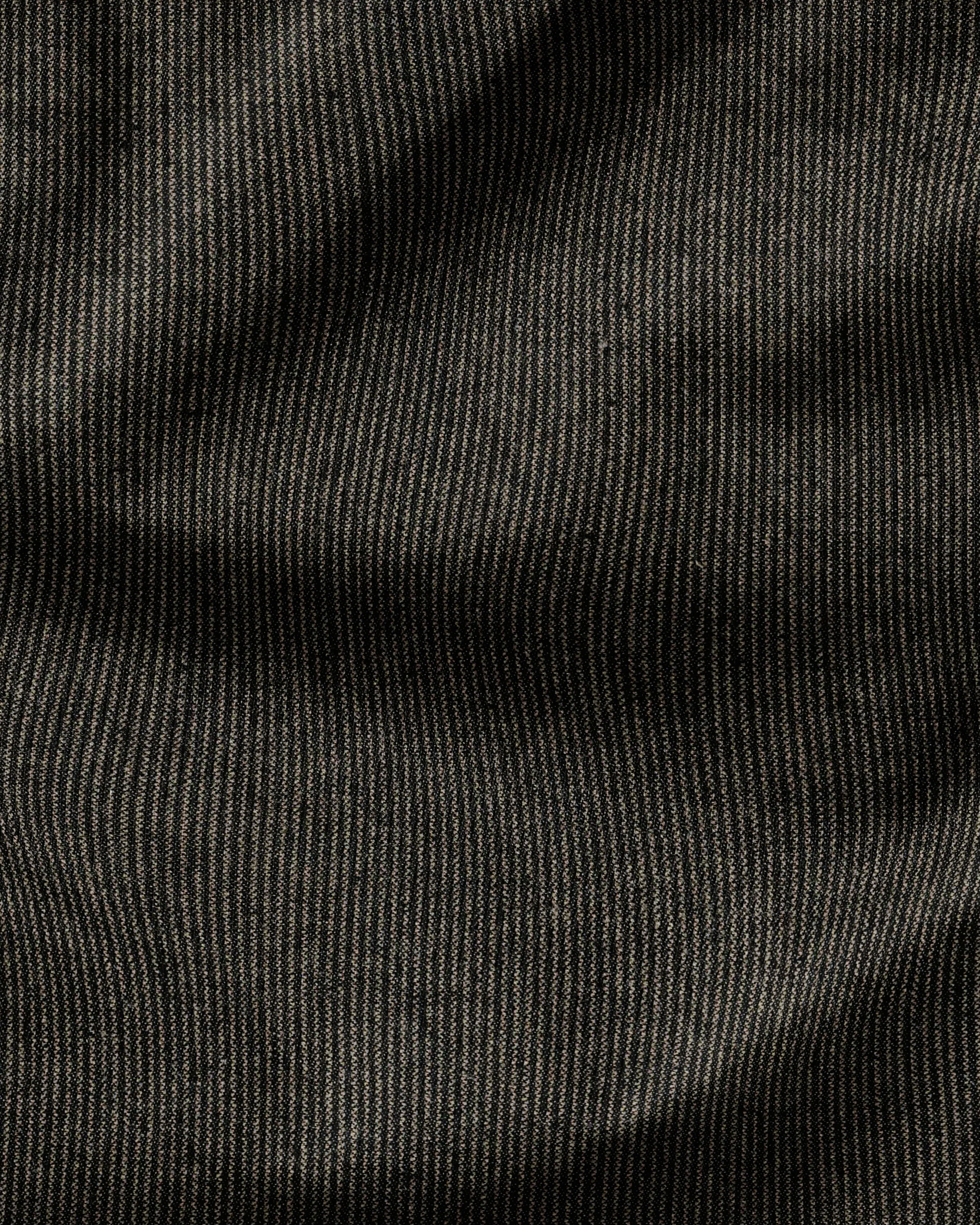 Indigo Railroad Stripe Denim - Image 3