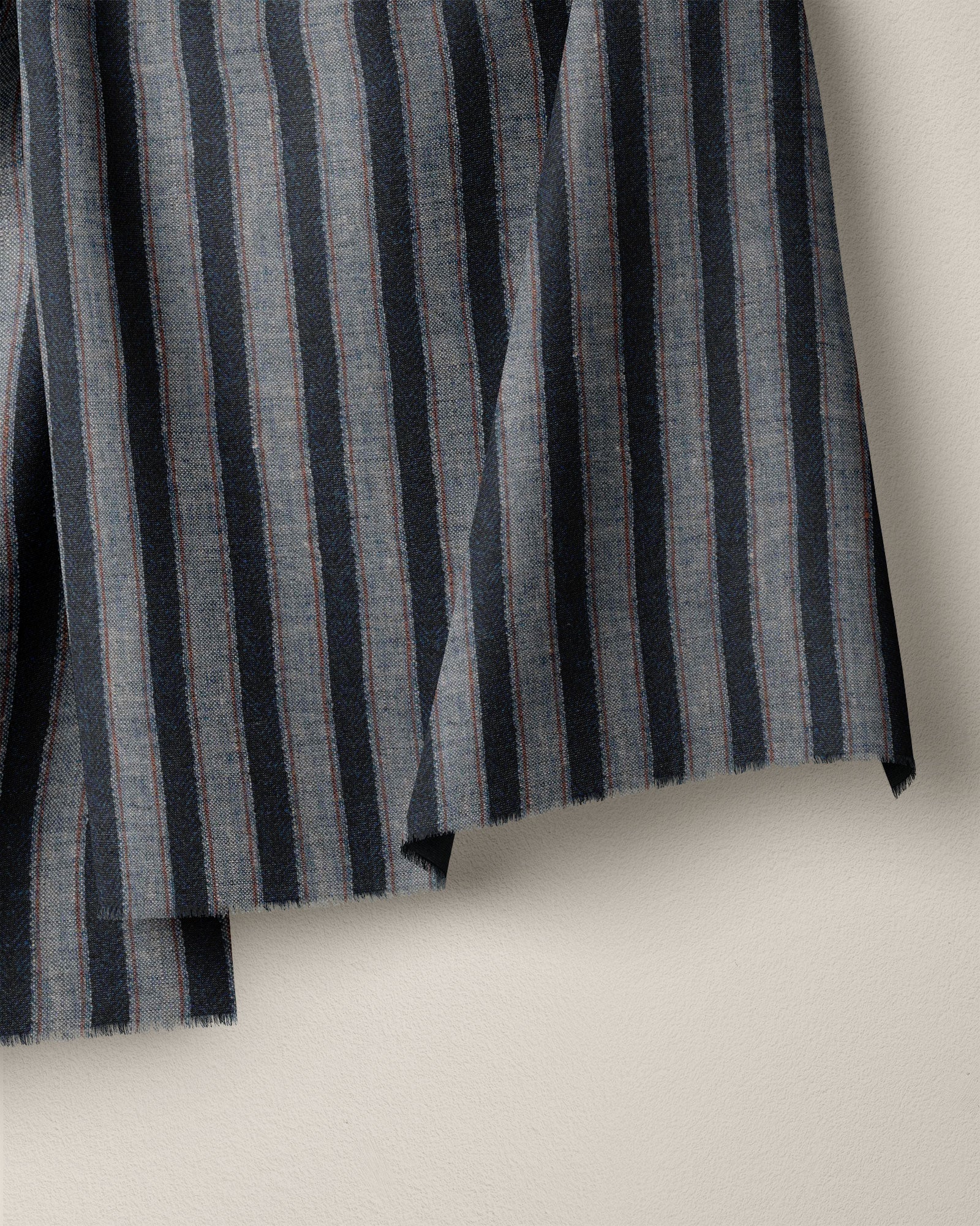 Regatta Blue Dutch Stripe Linen - Image 3