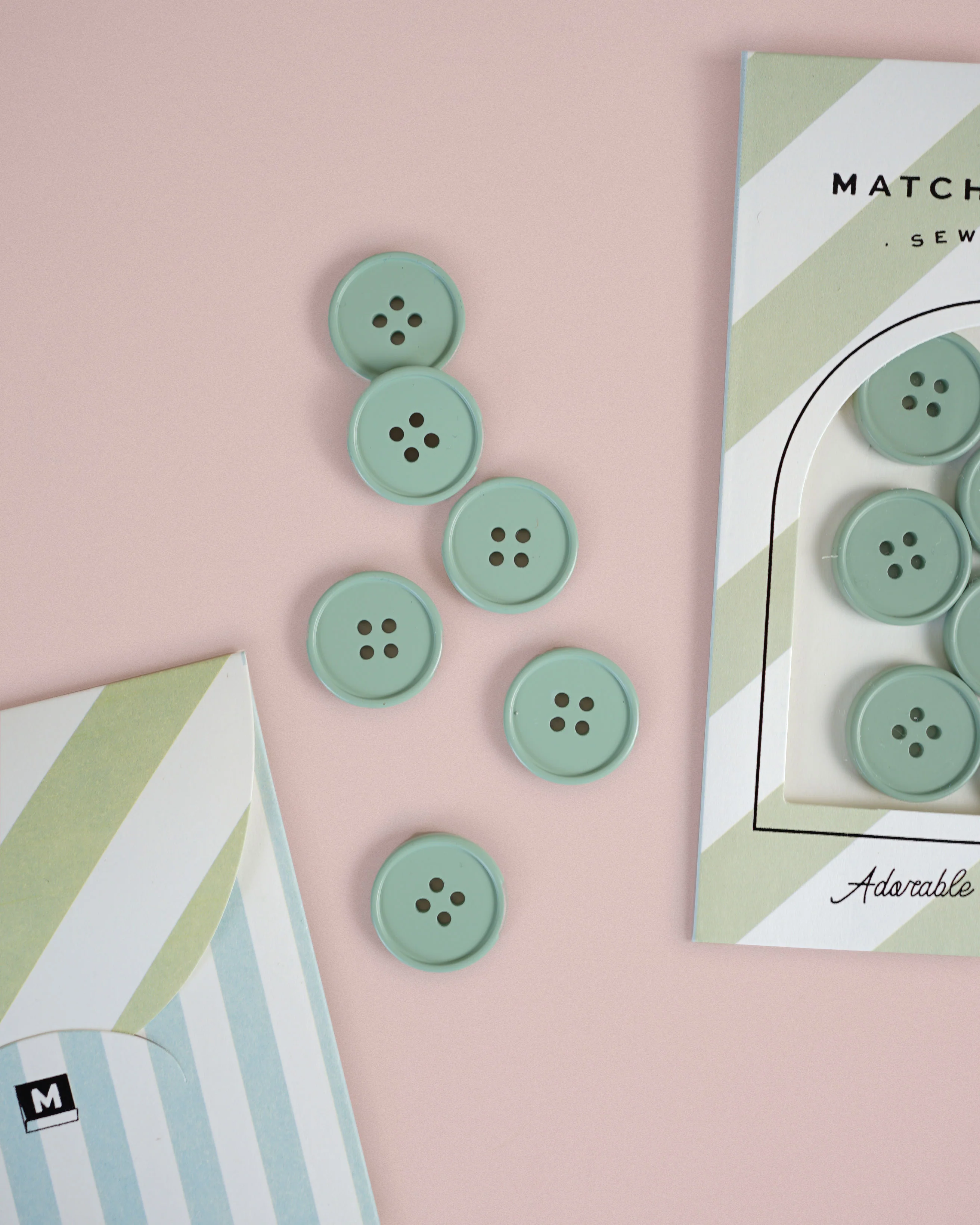 Sage Retro Buttons - Image 3