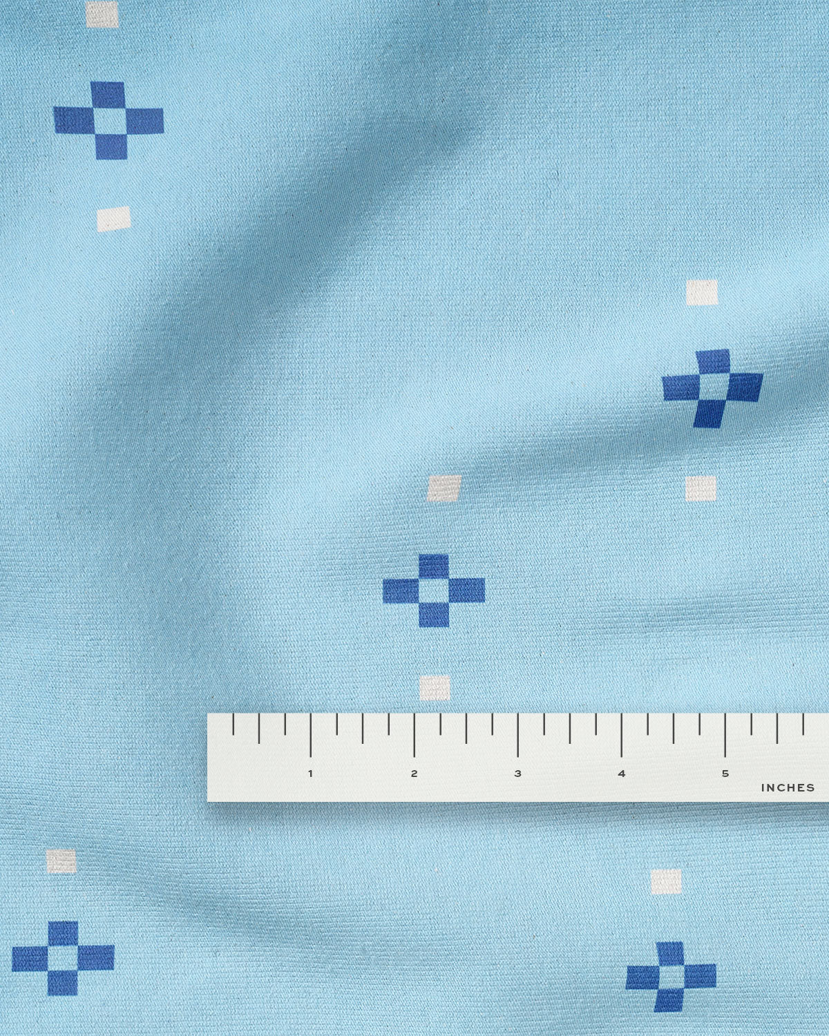 Scattered Pixel Washed Cotton Twill - Image 3