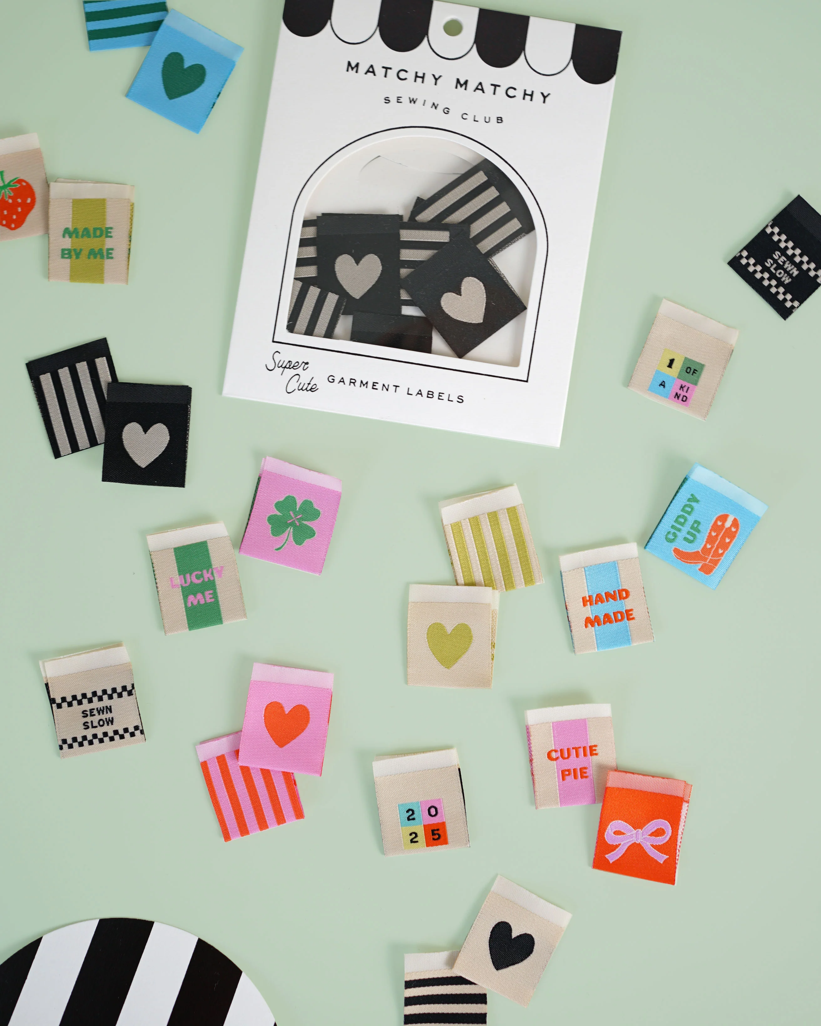 Sewn Slow Square Garment Labels - Image 3