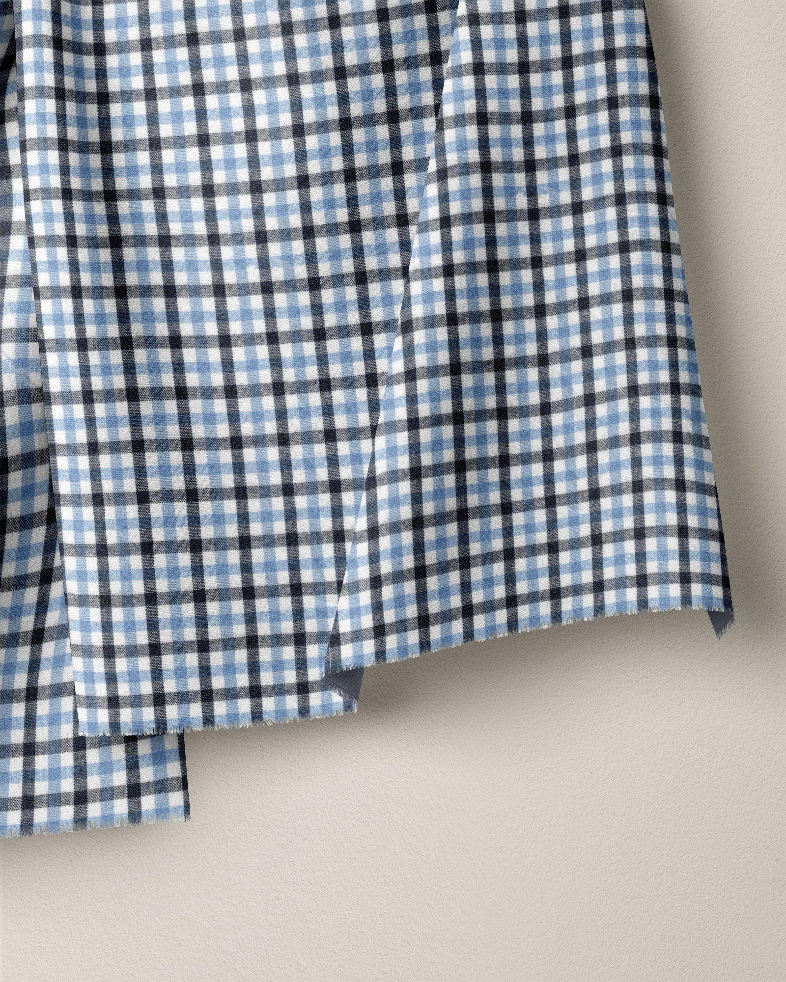 Sky Petite Gingham Cotton - Image 2