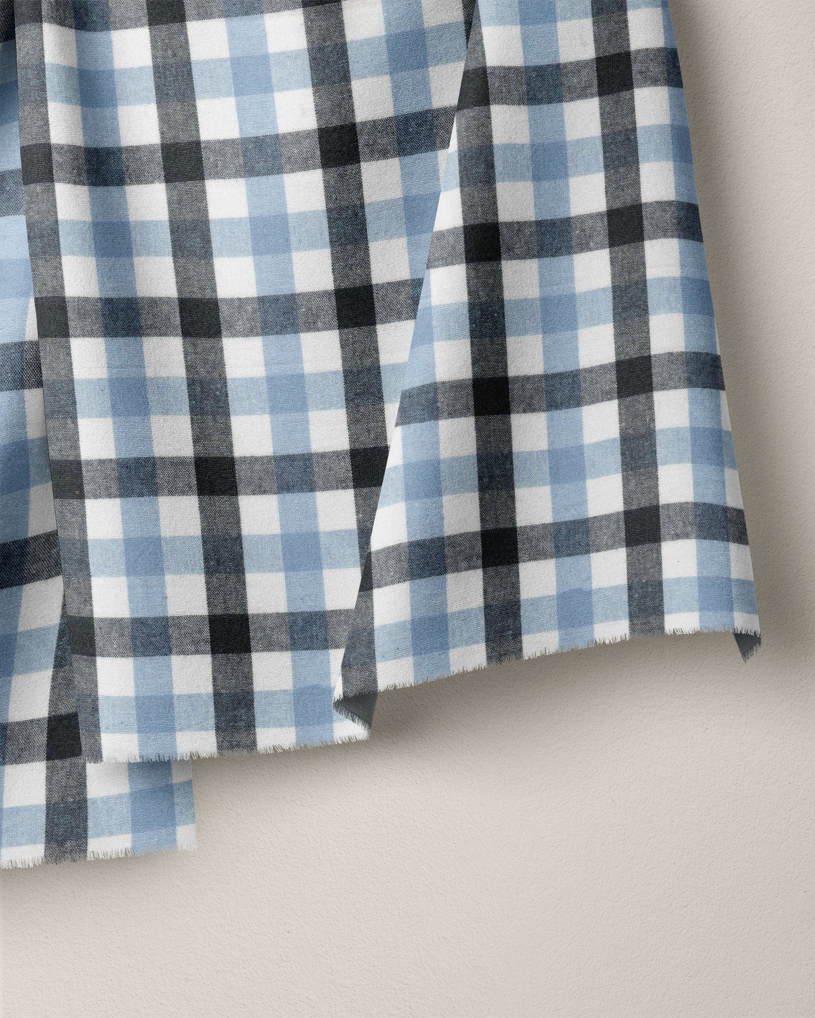 Sky Standard Gingham Cotton - Image 2