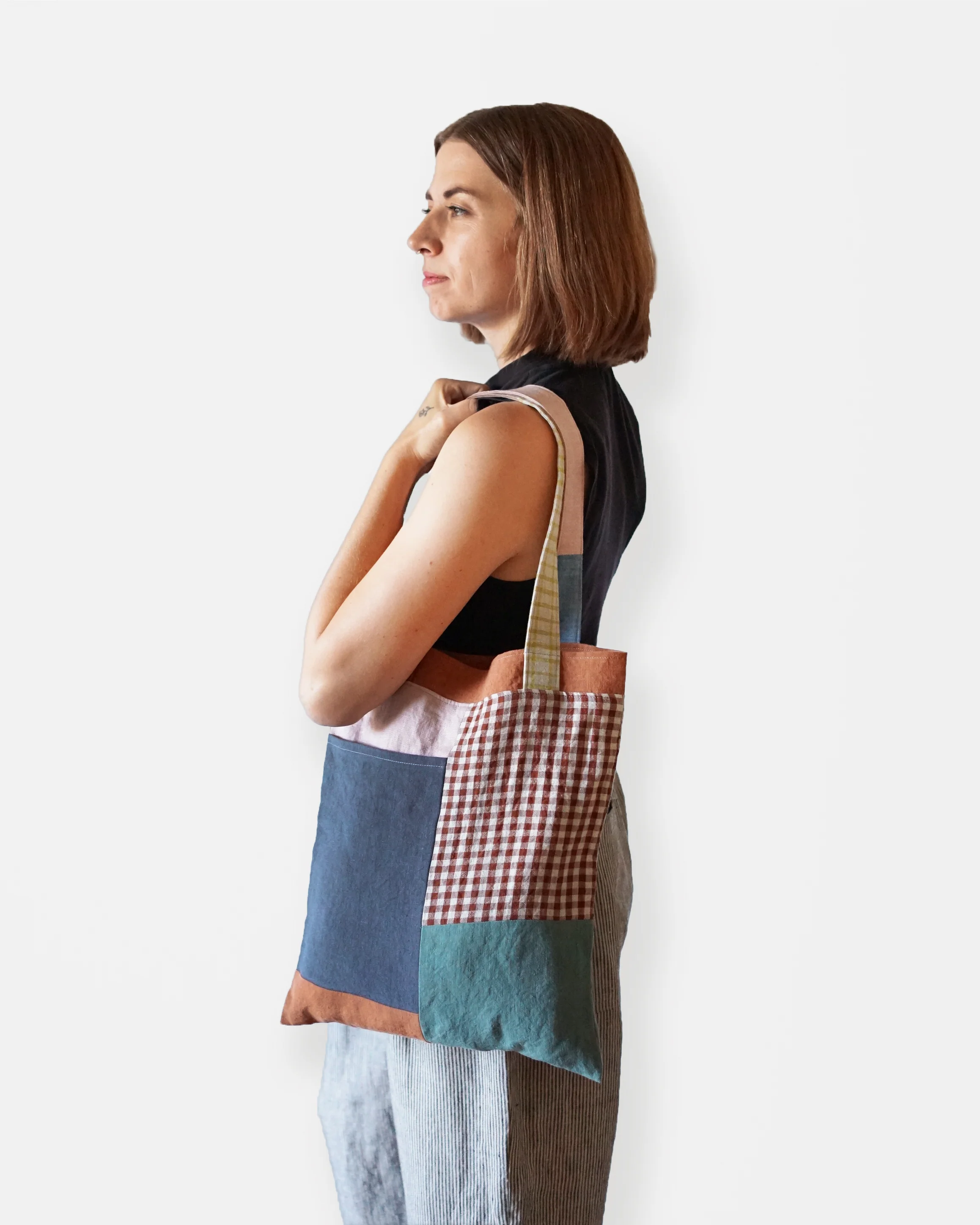 Stash Pocket Tote PDF Sewing Pattern - Image 7