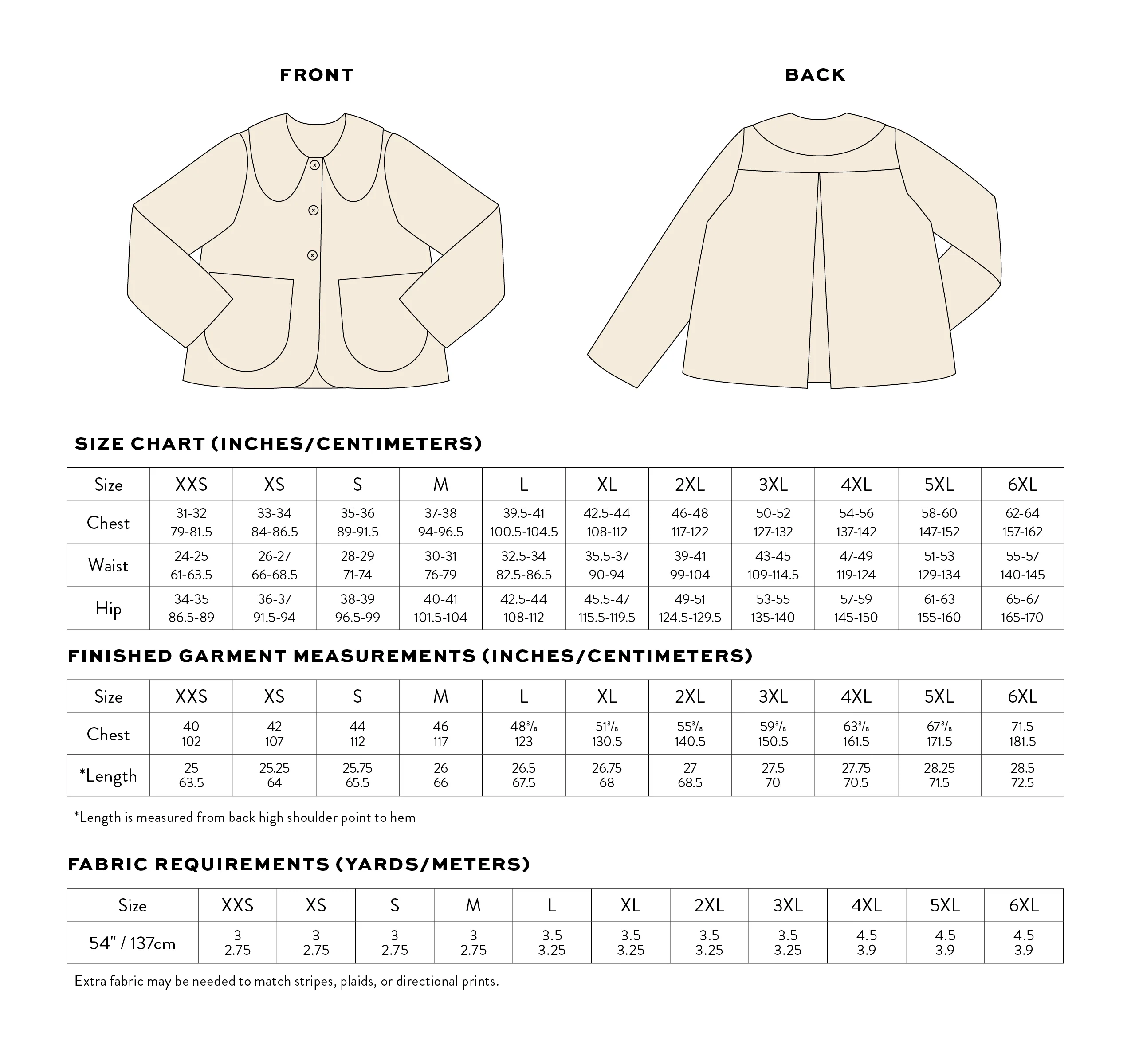 Storybook Swing Coat PDF Sewing Pattern | Oversized Collar Coat - Image 16