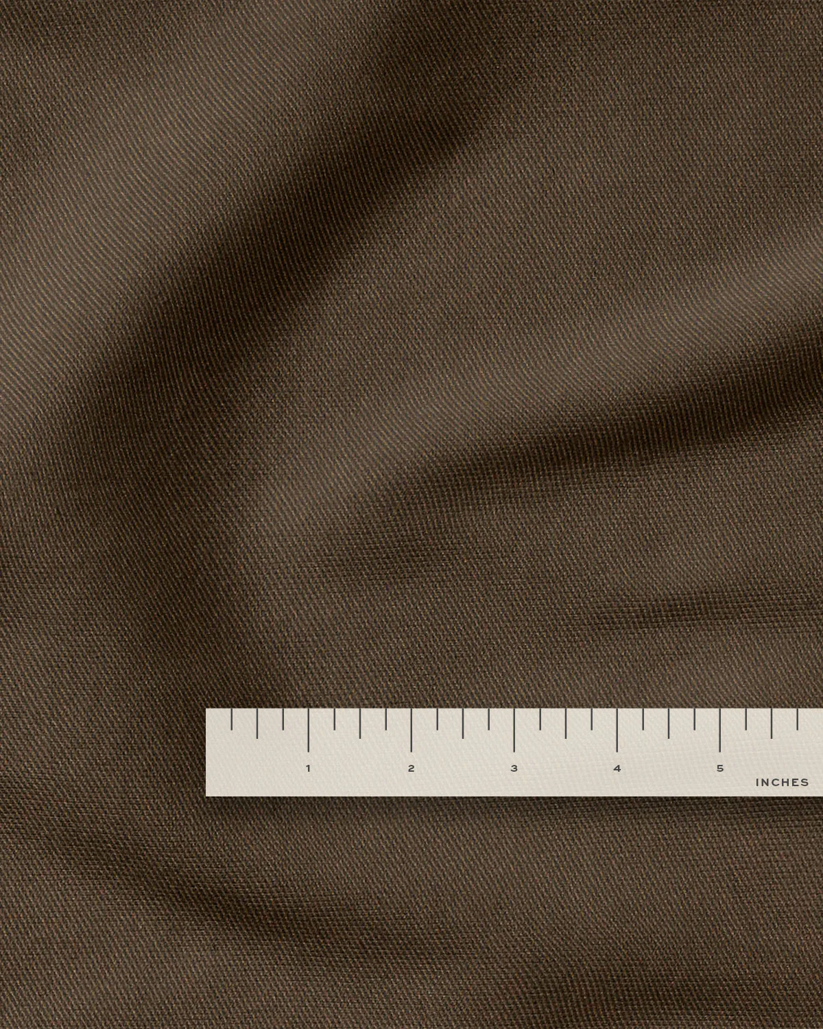 Toffee Bark Brushed Bull Denim - Image 3