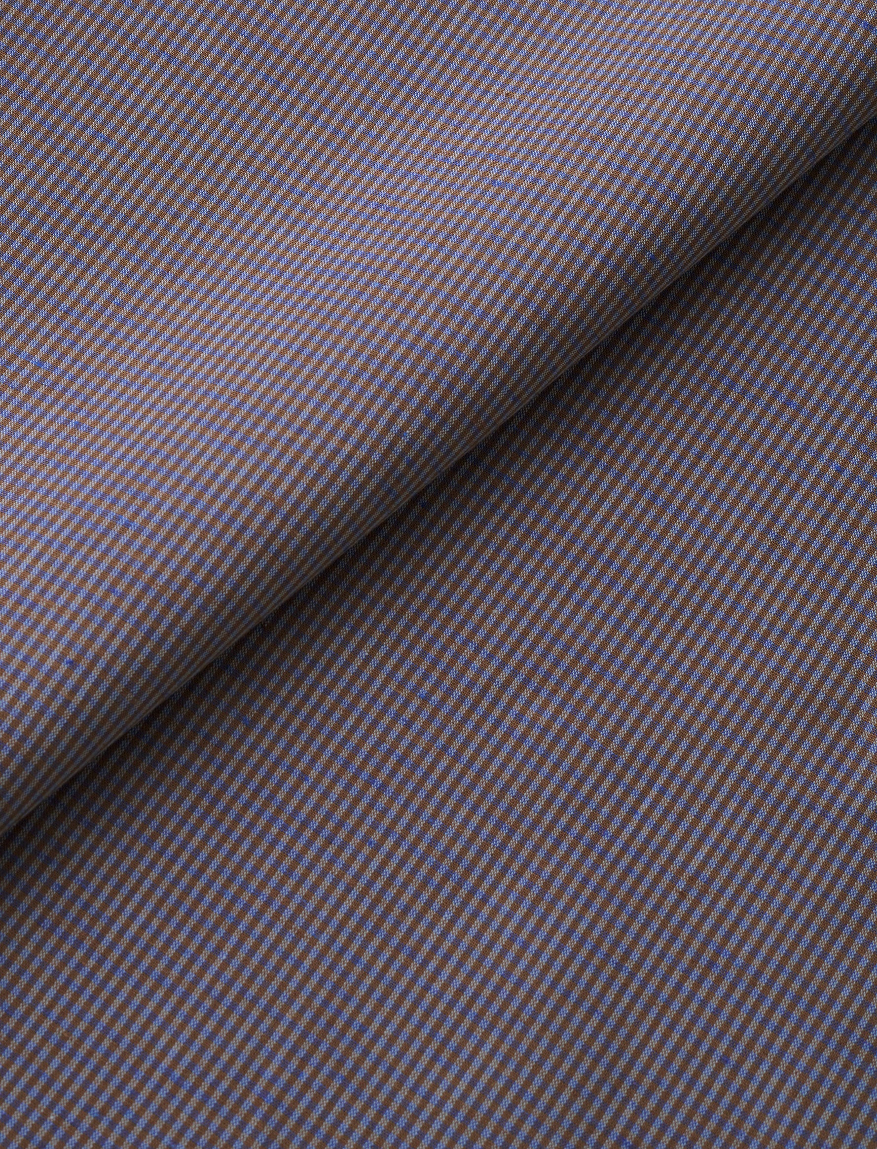 Violet Mouse Tiny Gingham Linen Cotton - Image 2