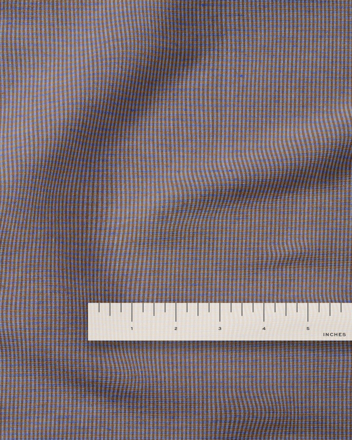 Violet Mouse Tiny Gingham Linen Cotton - Image 3