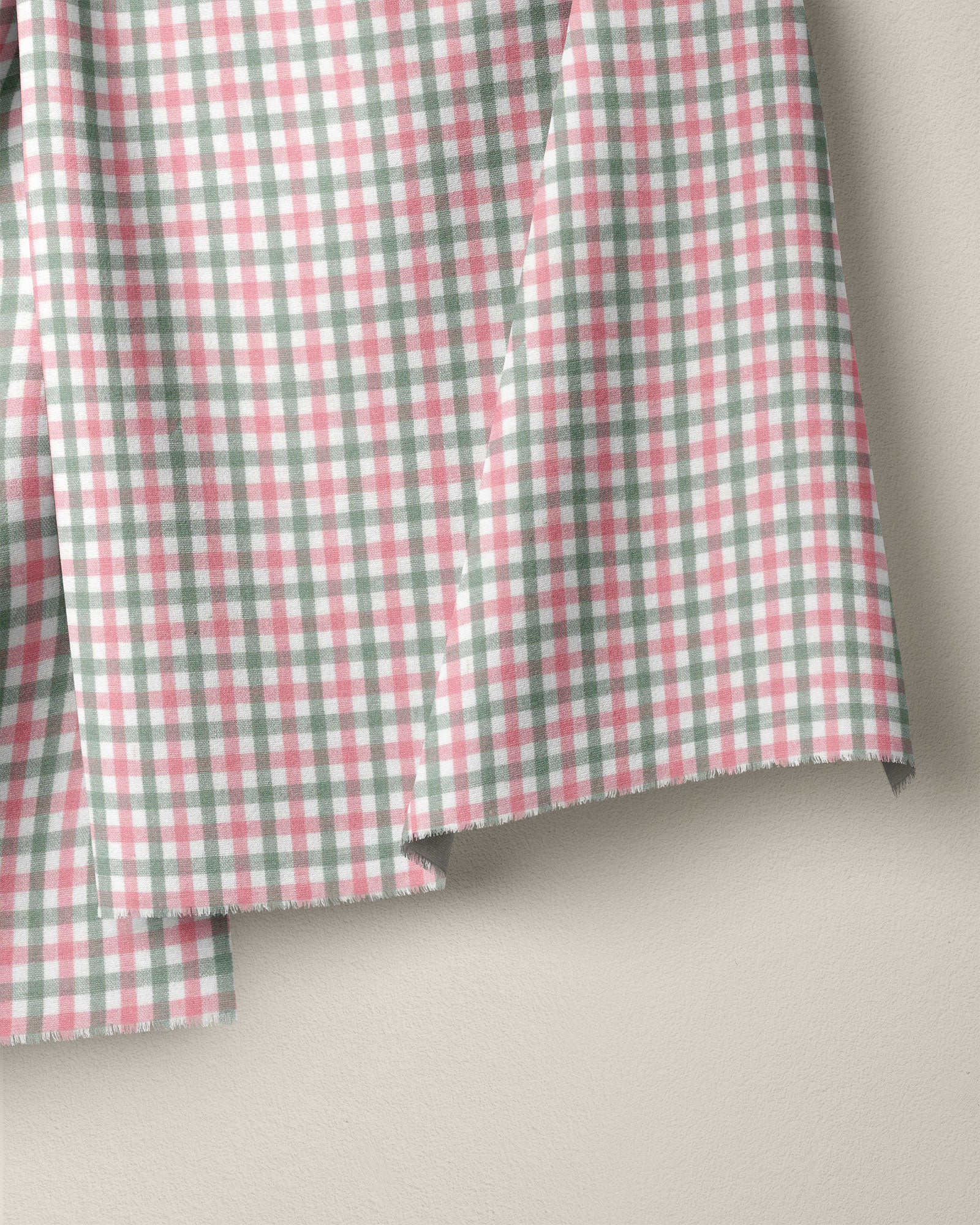 Watermelon Petite Gingham Cotton - Image 2