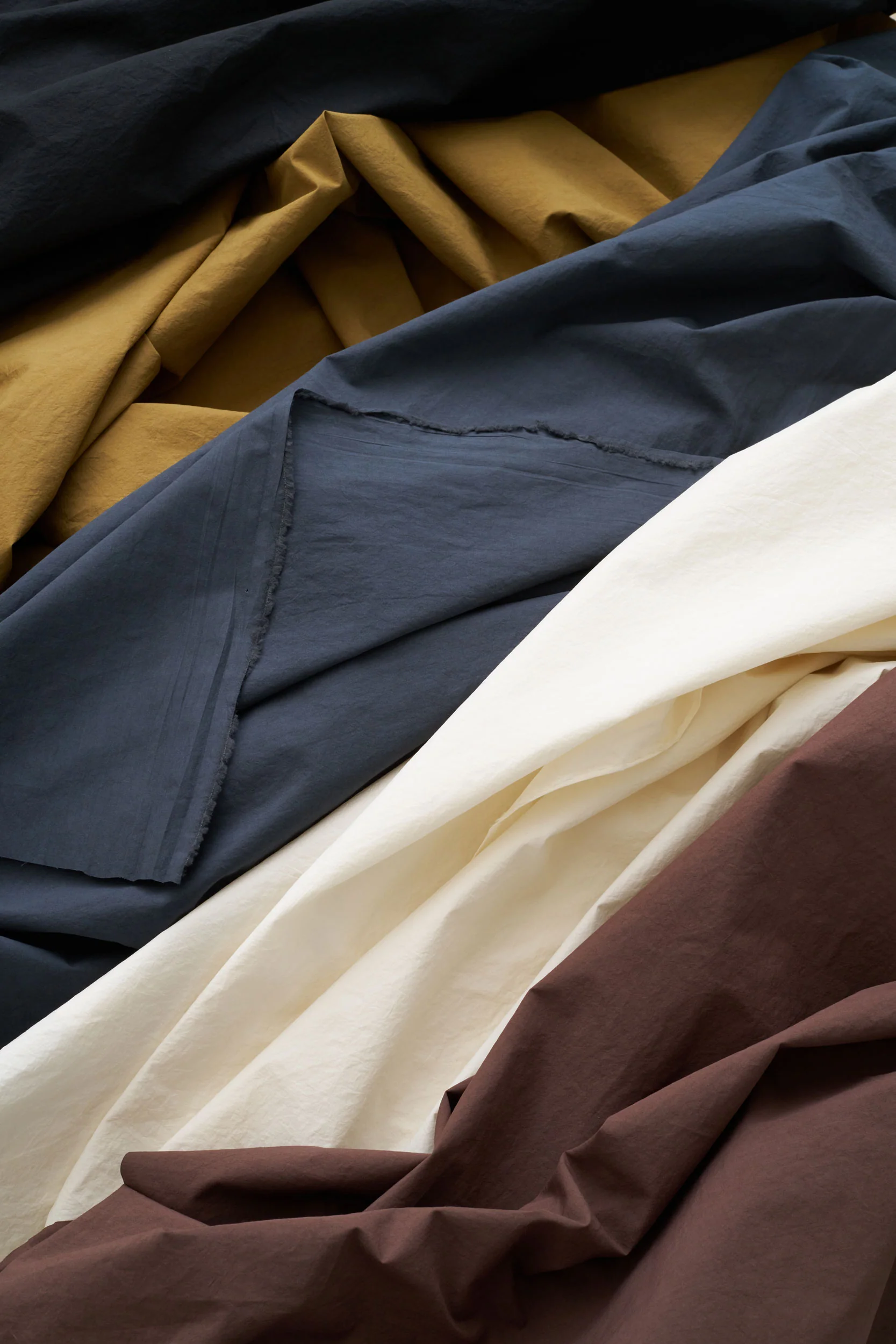Wheat Luxury Tumbled Poplin - Image 3